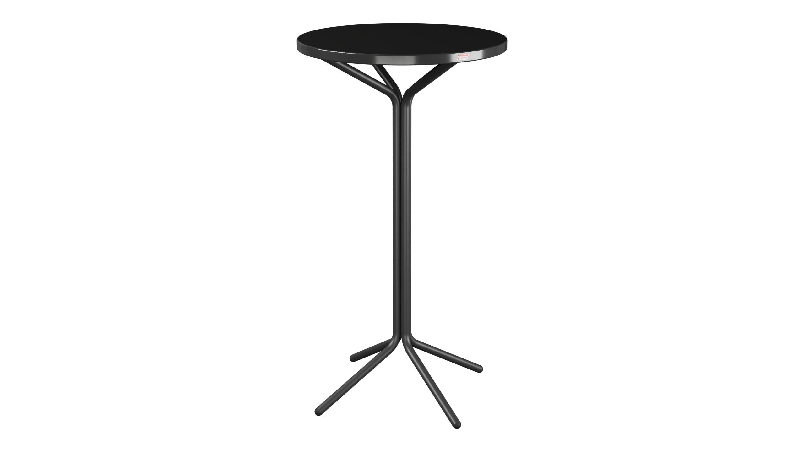 PIX Metall-Stehtisch Outdoor ø60 / 110 in Anthrazit präsentiert im Onlineshop von KAQTU Design AG. Hochtisch Outdoor ist von Schaffner