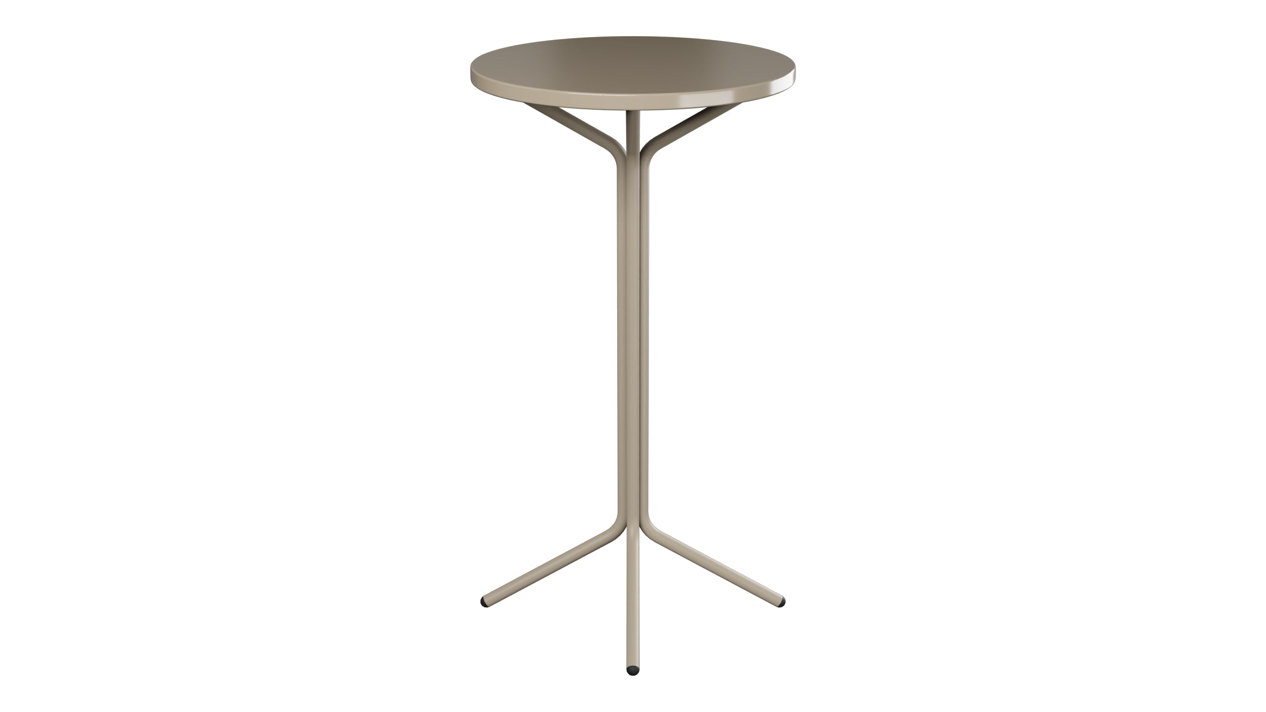 PIX Metall-Stehtisch Outdoor ø60 / 110 in Champagner präsentiert im Onlineshop von KAQTU Design AG. Hochtisch Outdoor ist von Schaffner