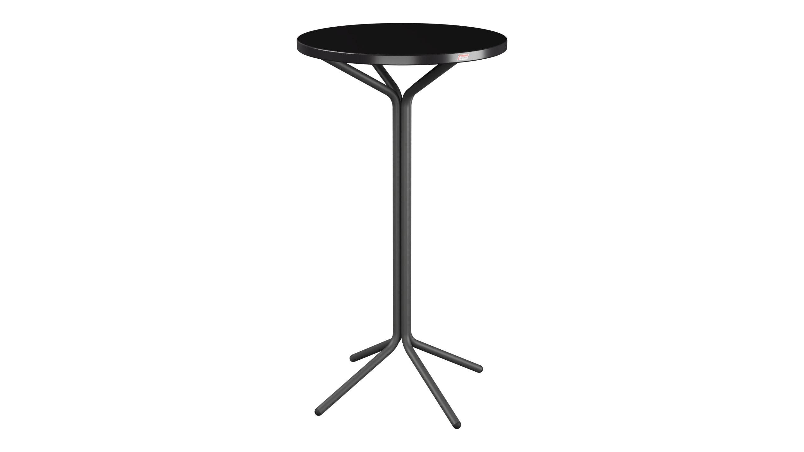 PIX Metall-Stehtisch Outdoor ø60 / 110 in Schwarz präsentiert im Onlineshop von KAQTU Design AG. Hochtisch Outdoor ist von Schaffner