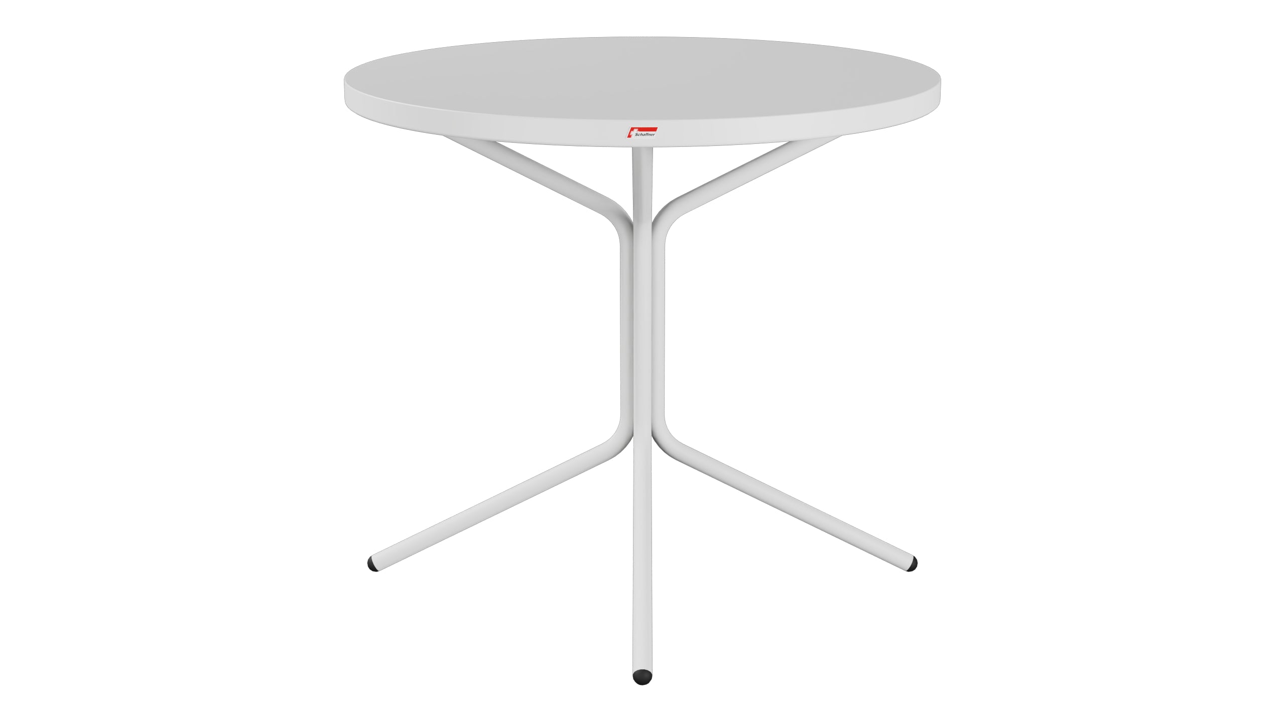PIX Metall-Gartentisch ø80 / 72 in Weiss präsentiert im Onlineshop von KAQTU Design AG. Gartentisch ist von Schaffner