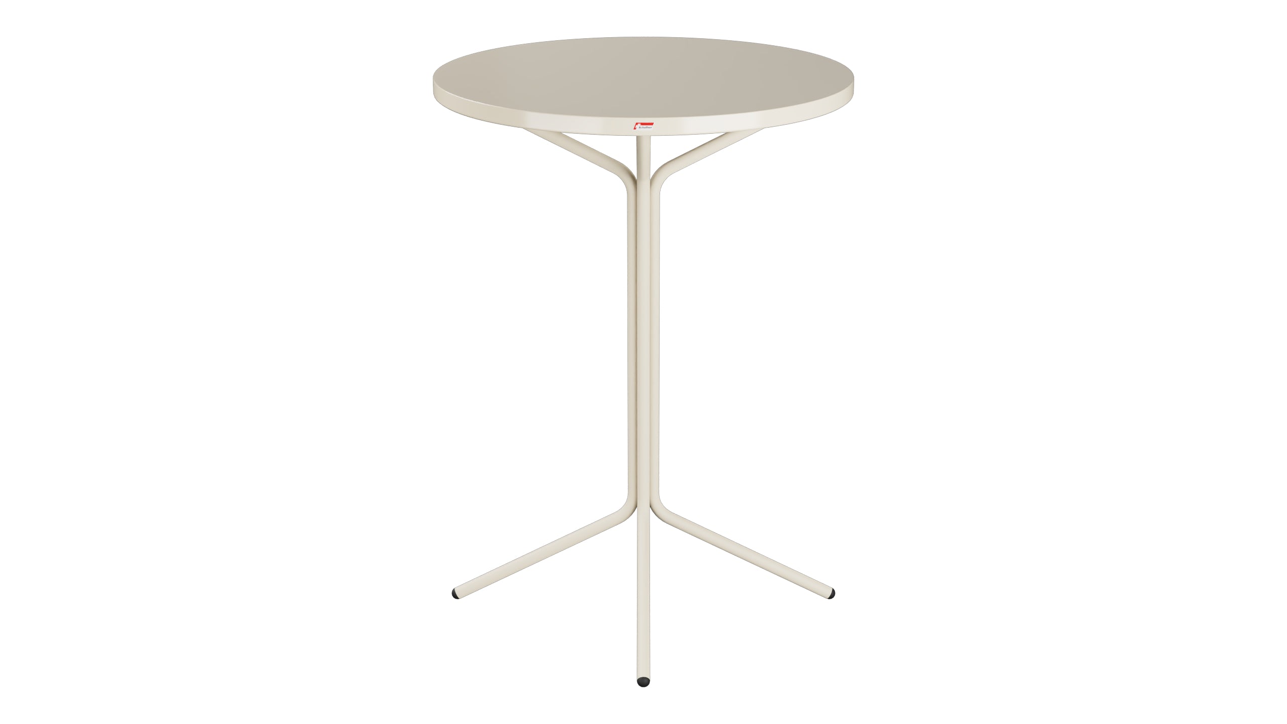 PIX Metall-Stehtisch Outdoor ø80 / 110 in Pastellsand präsentiert im Onlineshop von KAQTU Design AG. Hochtisch Outdoor ist von Schaffner