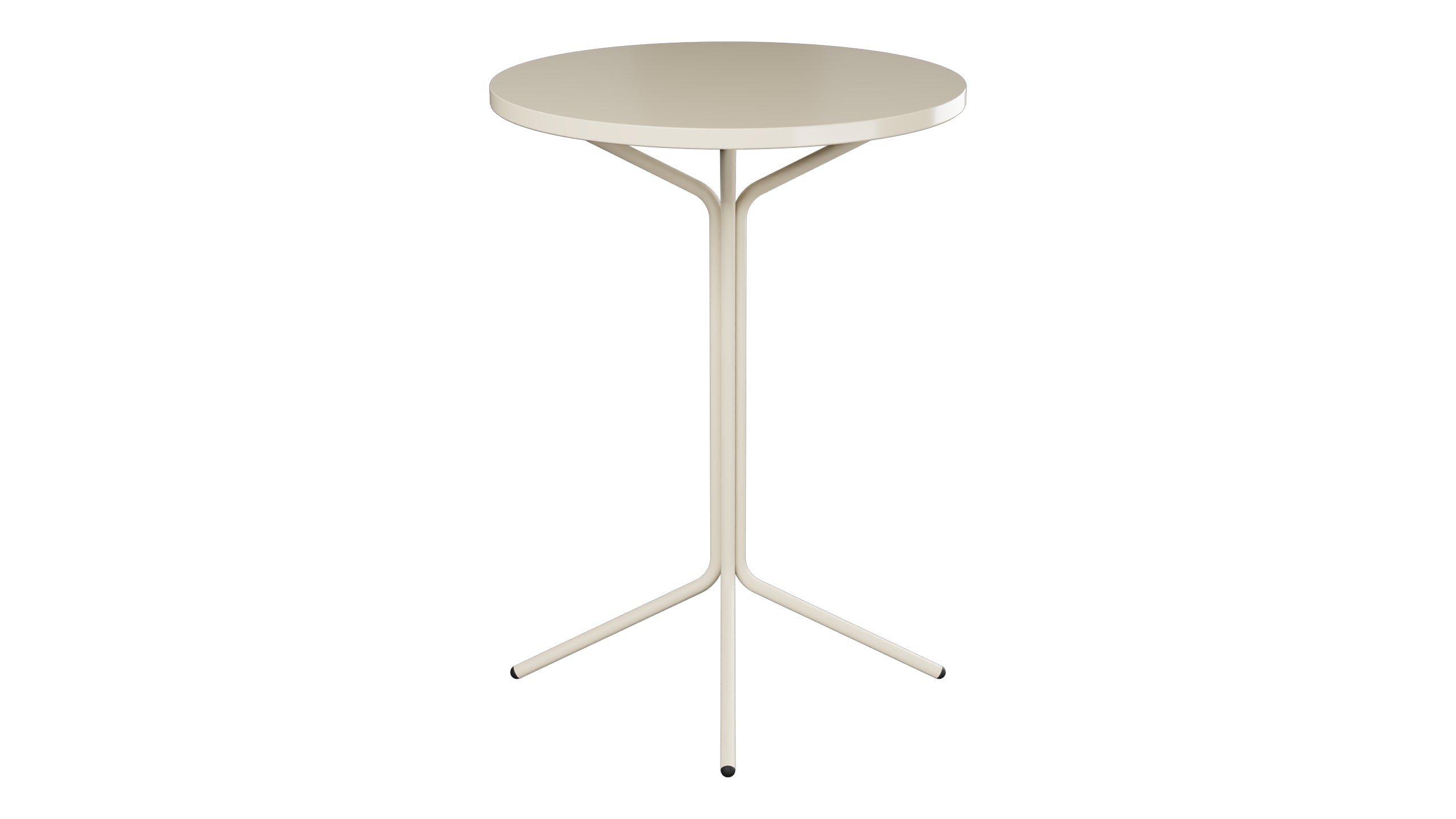 PIX Metall-Stehtisch Outdoor ø80 / 110 in Pastellsand präsentiert im Onlineshop von KAQTU Design AG. Hochtisch Outdoor ist von Schaffner