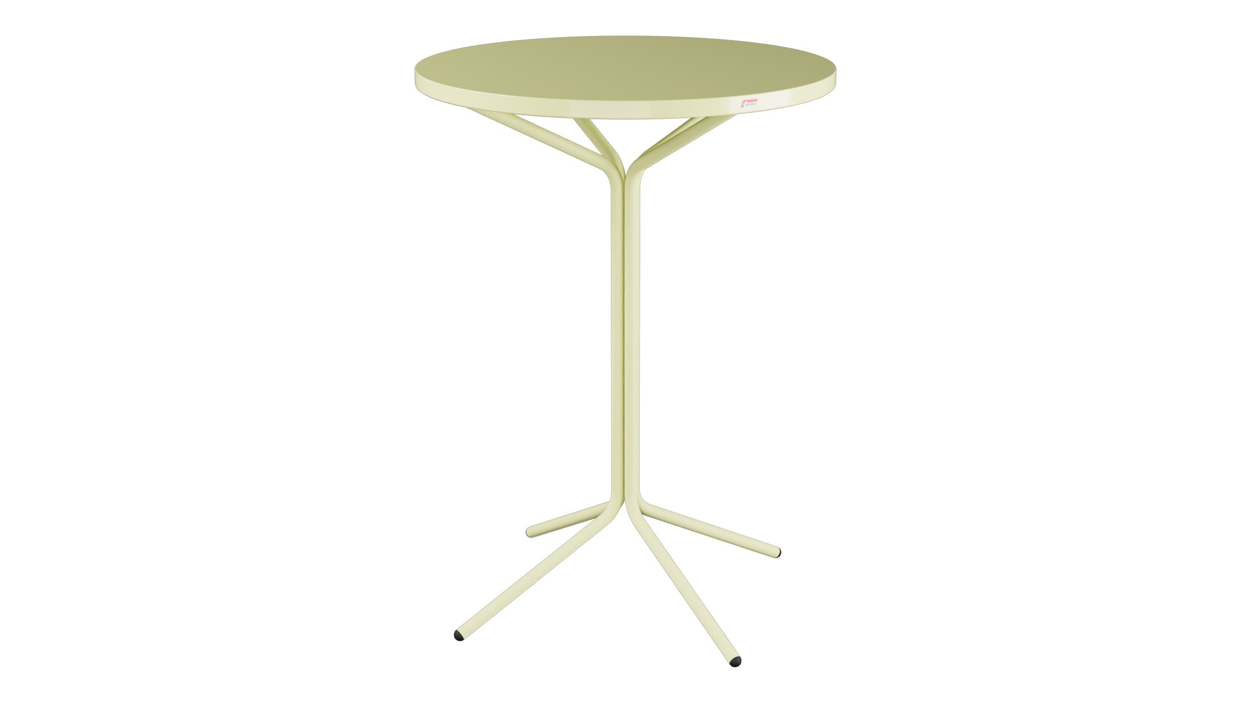 PIX Metall-Stehtisch Outdoor ø80 / 110 in Buchsbaumgelb präsentiert im Onlineshop von KAQTU Design AG. Hochtisch Outdoor ist von Schaffner