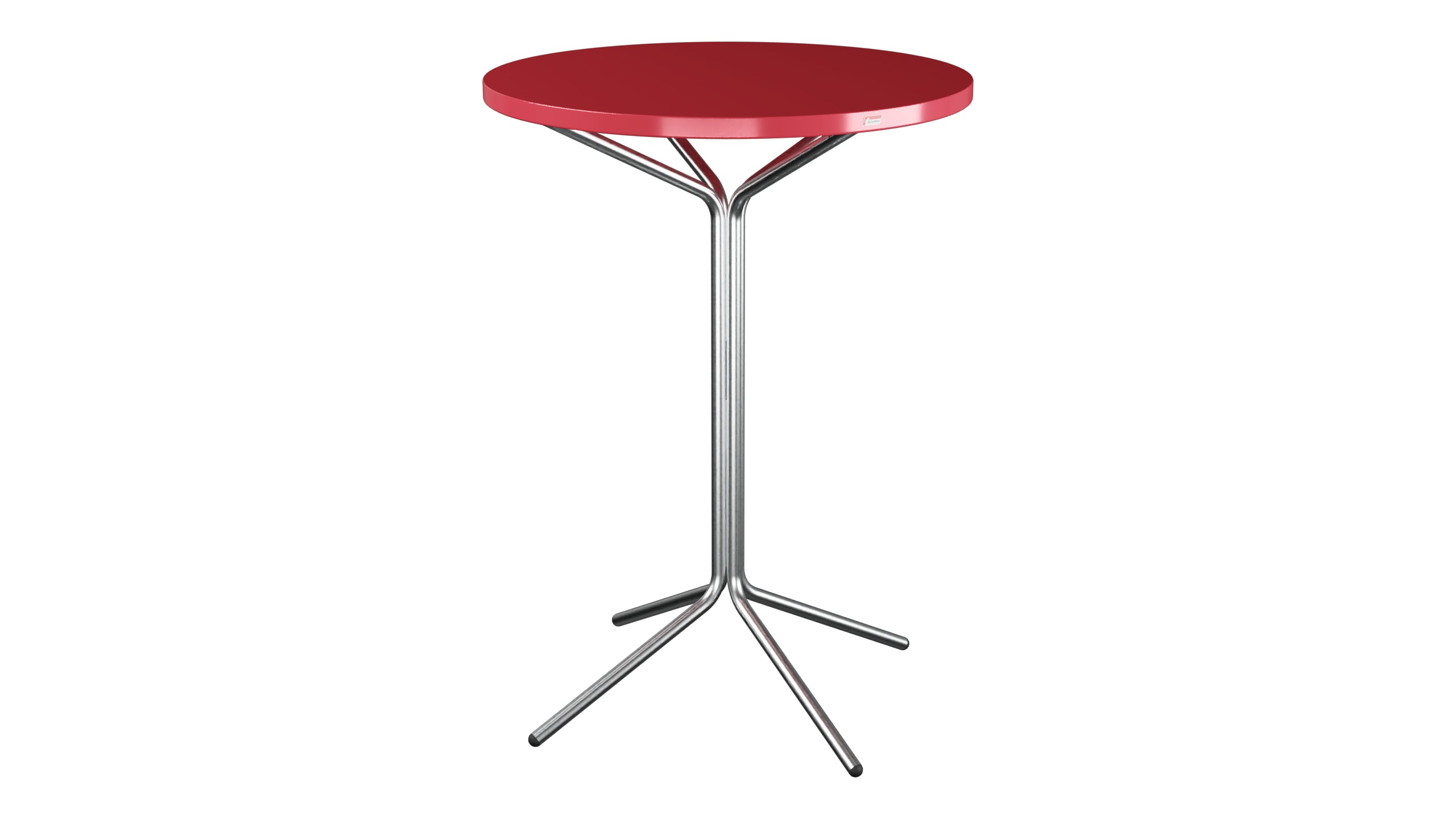 PIX Metall-Stehtisch Outdoor ø80 / 110 in Ahornrot präsentiert im Onlineshop von KAQTU Design AG. Hochtisch Outdoor ist von Schaffner