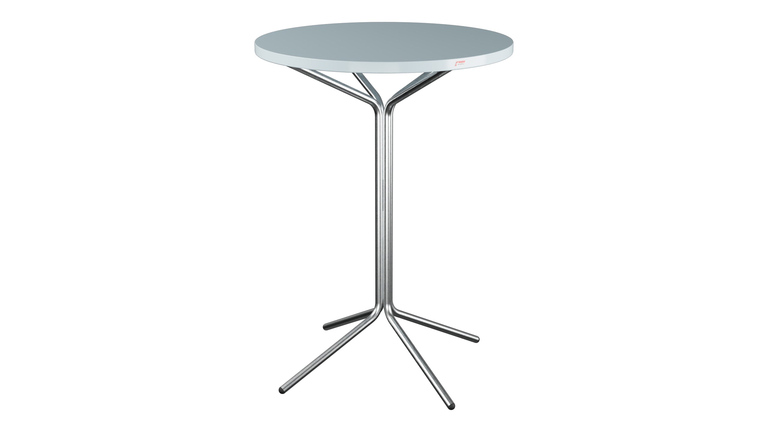 PIX Metall-Stehtisch Outdoor ø80 / 110 in Pastellblau präsentiert im Onlineshop von KAQTU Design AG. Hochtisch Outdoor ist von Schaffner