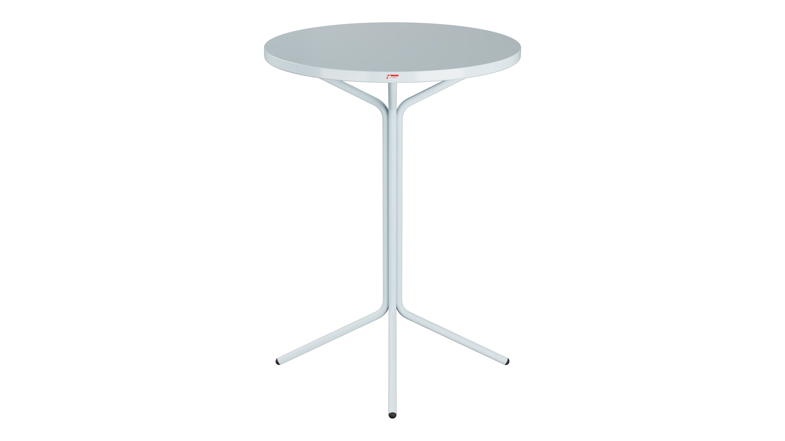 PIX Metall-Stehtisch Outdoor ø80 / 110 in Pastellblau präsentiert im Onlineshop von KAQTU Design AG. Hochtisch Outdoor ist von Schaffner