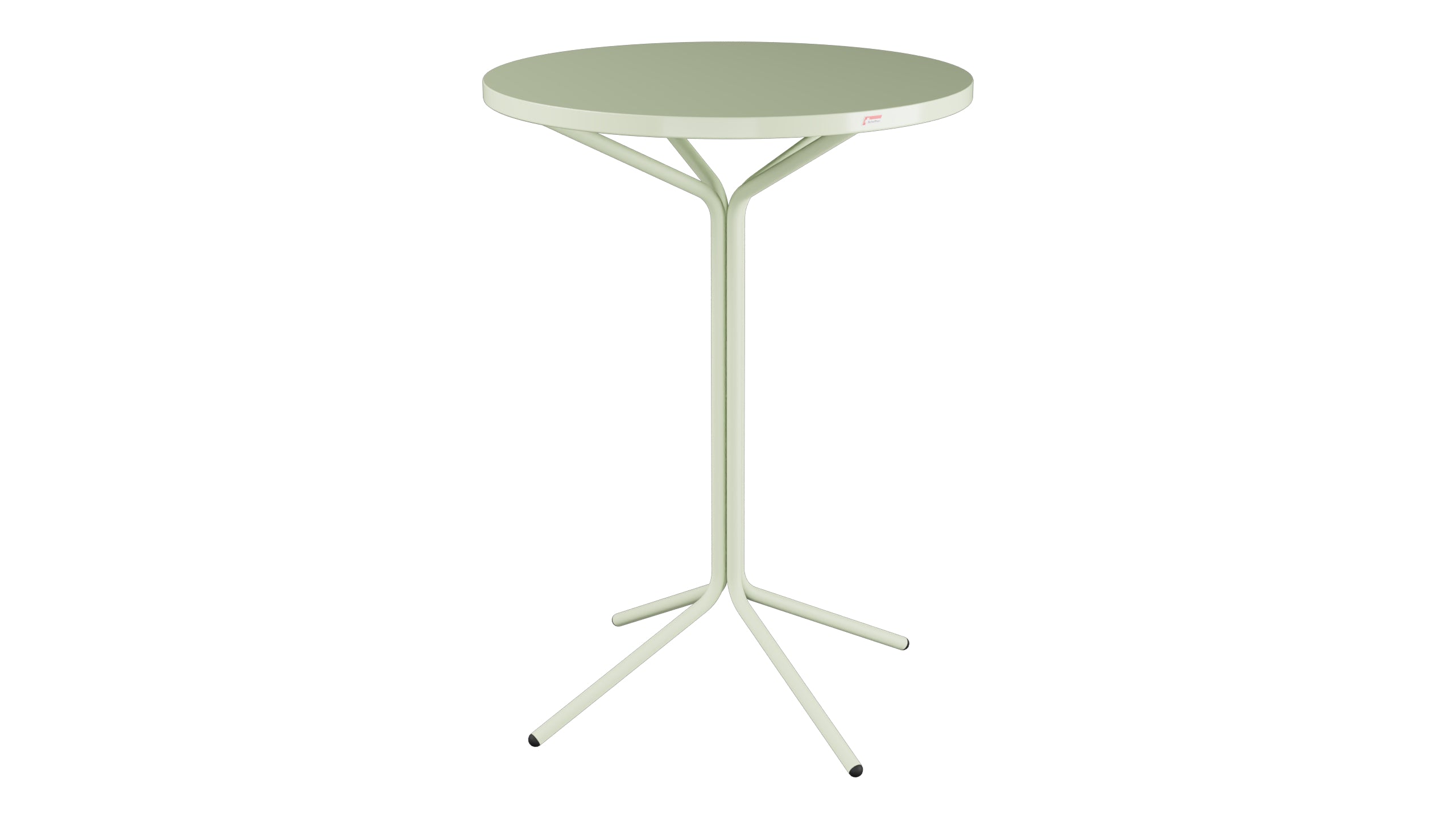 PIX Metall-Stehtisch Outdoor ø80 / 110 in Pastellgrün präsentiert im Onlineshop von KAQTU Design AG. Hochtisch Outdoor ist von Schaffner