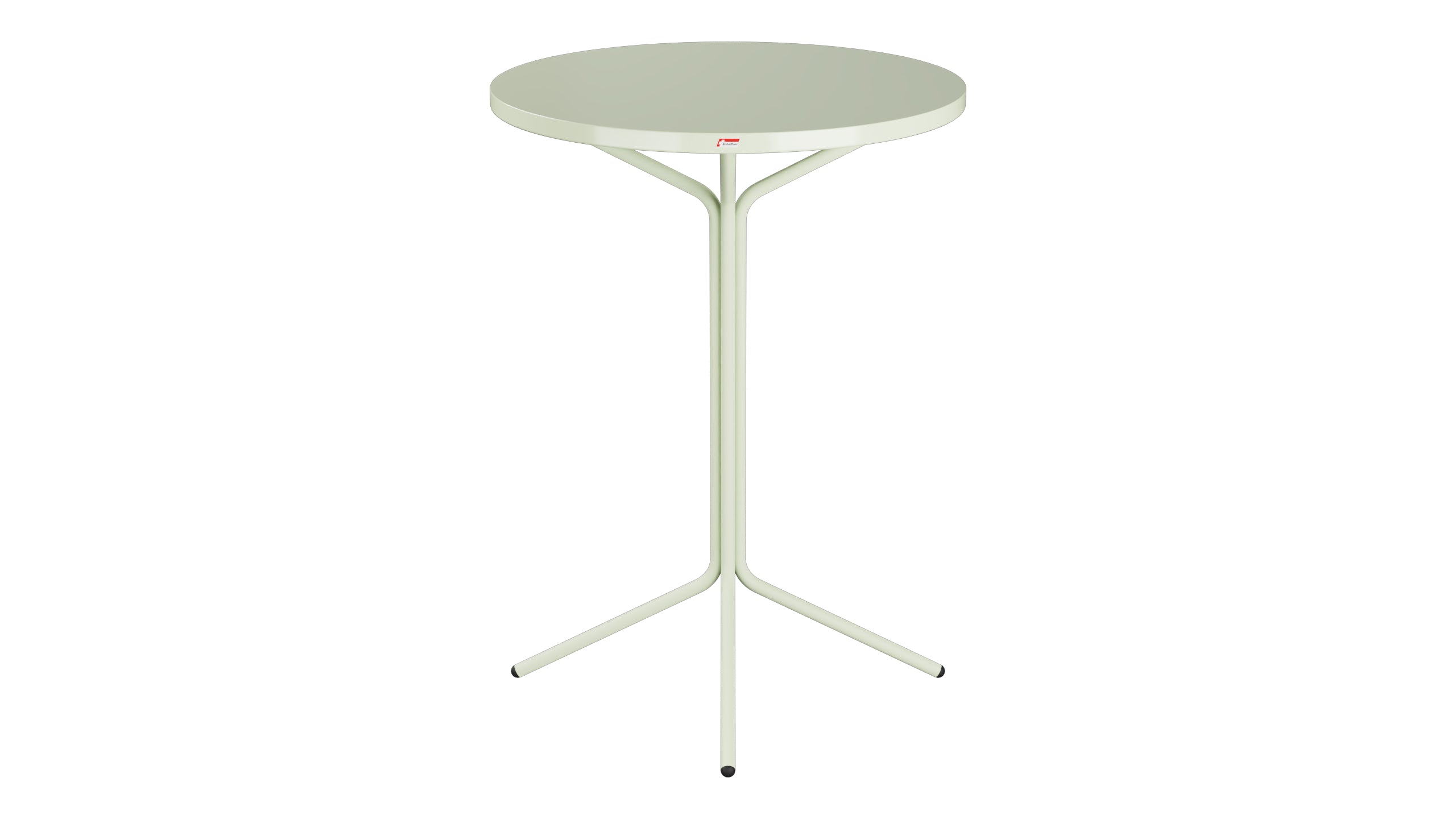 PIX Metall-Stehtisch Outdoor ø80 / 110 in Pastellgrün präsentiert im Onlineshop von KAQTU Design AG. Hochtisch Outdoor ist von Schaffner