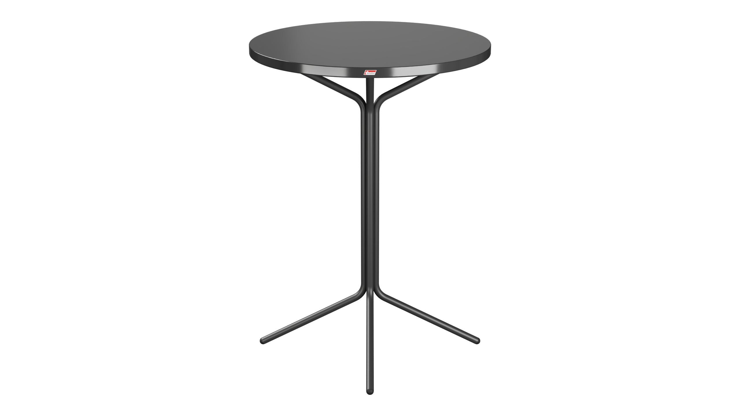 PIX Metall-Stehtisch Outdoor ø80 / 110 in Anthrazit präsentiert im Onlineshop von KAQTU Design AG. Hochtisch Outdoor ist von Schaffner