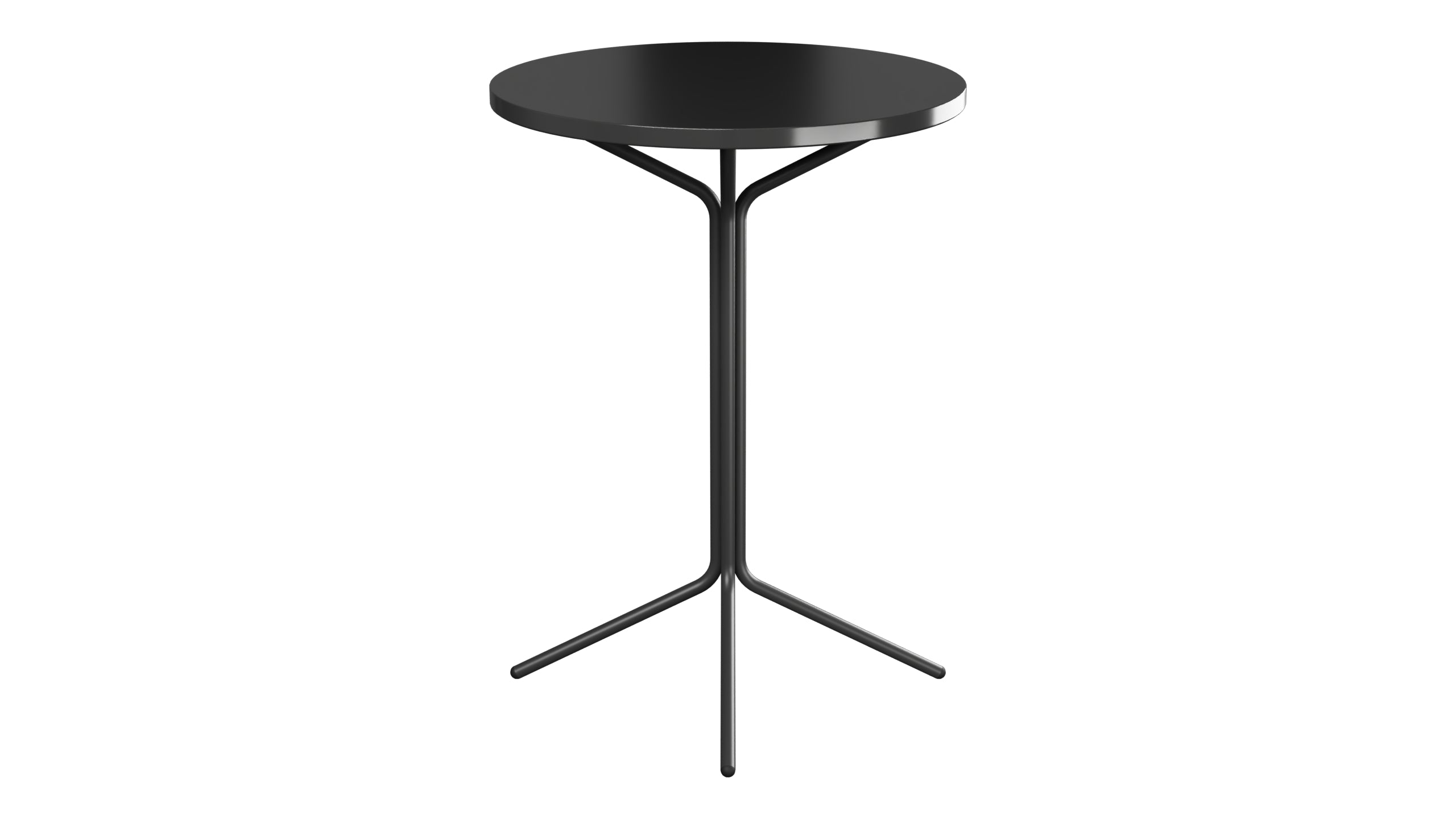 PIX Metall-Stehtisch Outdoor ø80 / 110 in Anthrazit präsentiert im Onlineshop von KAQTU Design AG. Hochtisch Outdoor ist von Schaffner