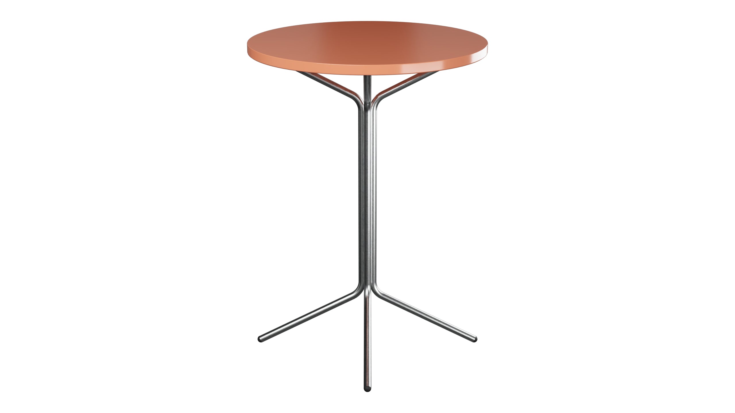 PIX Metall-Stehtisch Outdoor ø80 / 110 in Pastellterracotta präsentiert im Onlineshop von KAQTU Design AG. Hochtisch Outdoor ist von Schaffner