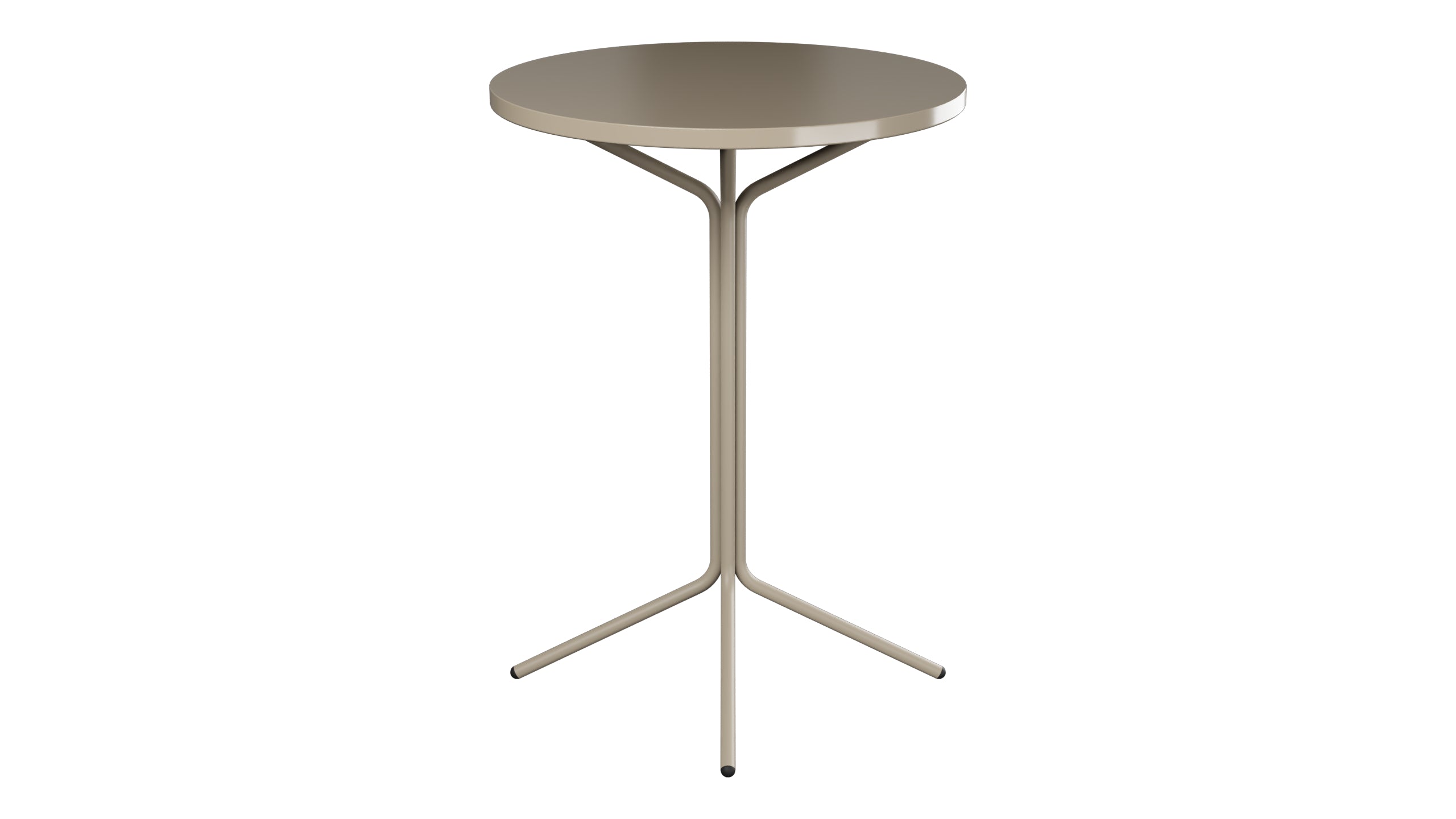 PIX Metall-Stehtisch Outdoor ø80 / 110 in Champagner präsentiert im Onlineshop von KAQTU Design AG. Hochtisch Outdoor ist von Schaffner