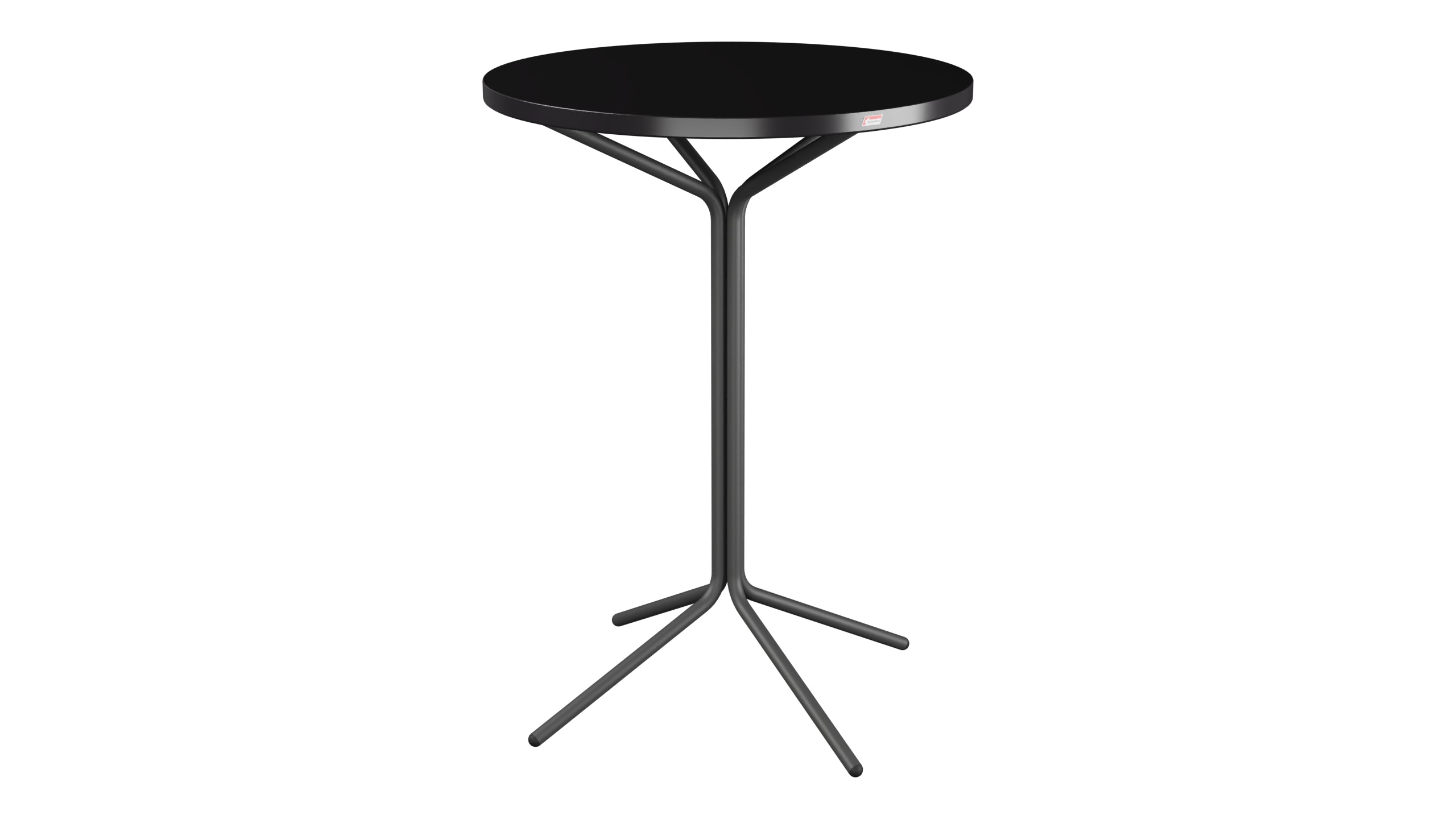 PIX Metall-Stehtisch Outdoor ø80 / 110 in Schwarz präsentiert im Onlineshop von KAQTU Design AG. Hochtisch Outdoor ist von Schaffner