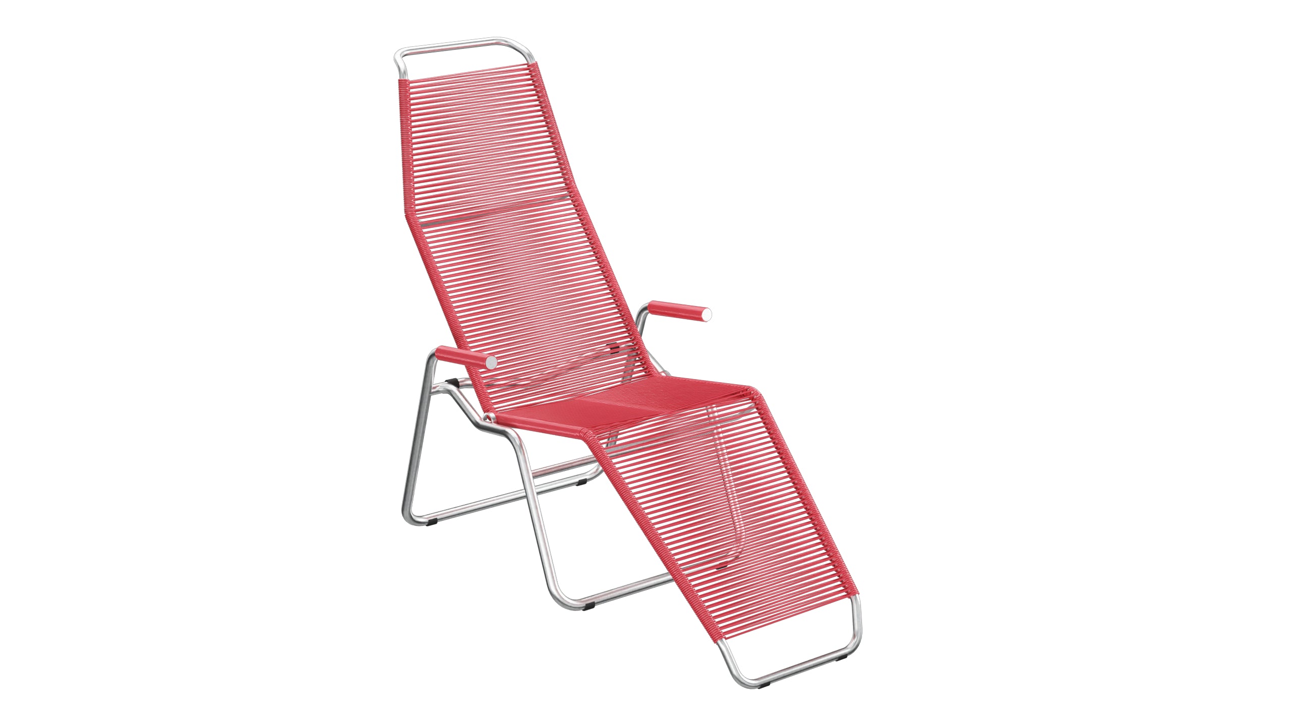 Liege Brissago Spaghetti in Ahornrot präsentiert im Onlineshop von KAQTU Design AG. Liegestuhl ist von Schaffner