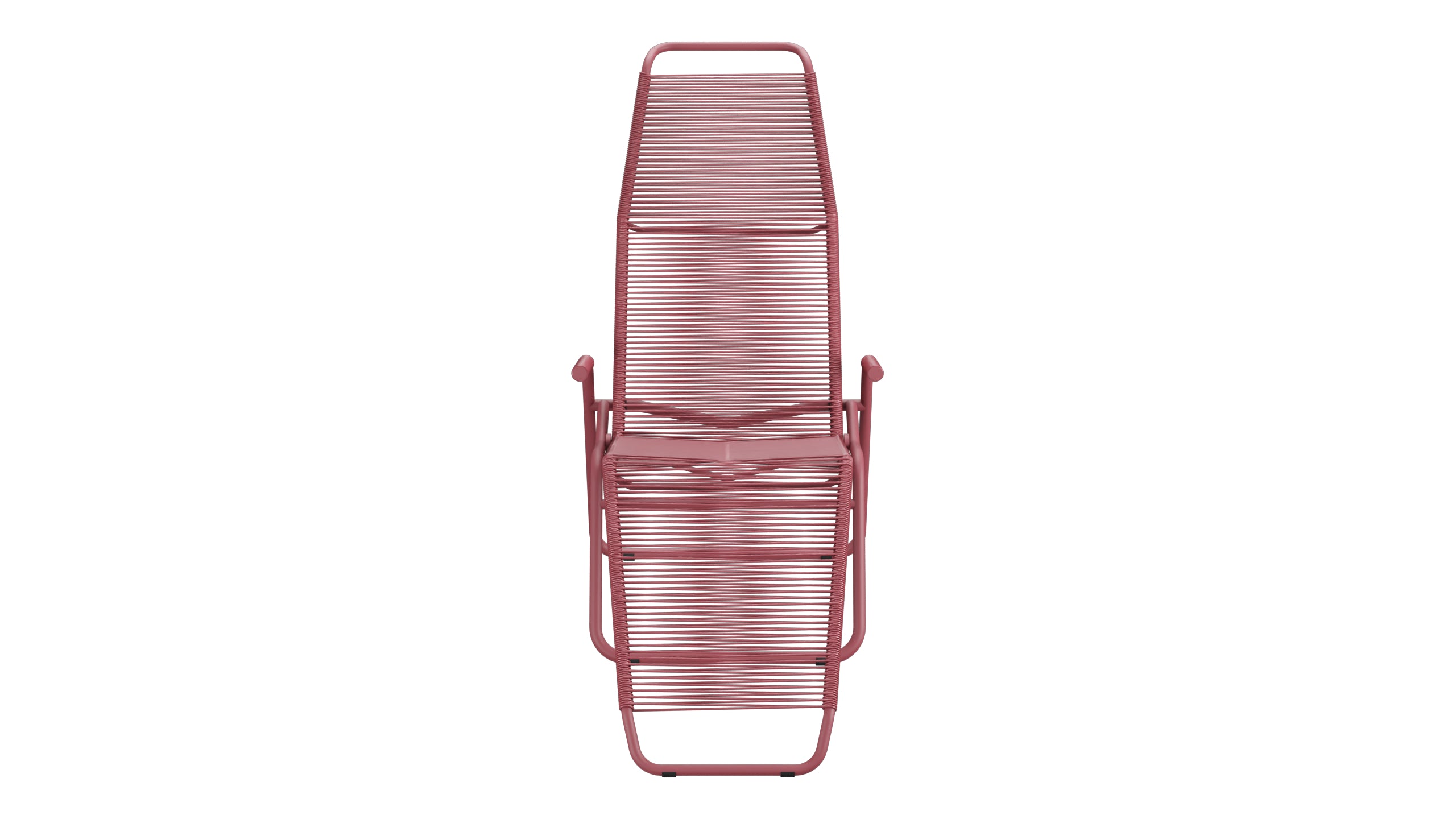 Liege Brissago Spaghetti in Bordeaux präsentiert im Onlineshop von KAQTU Design AG. Liegestuhl ist von Schaffner