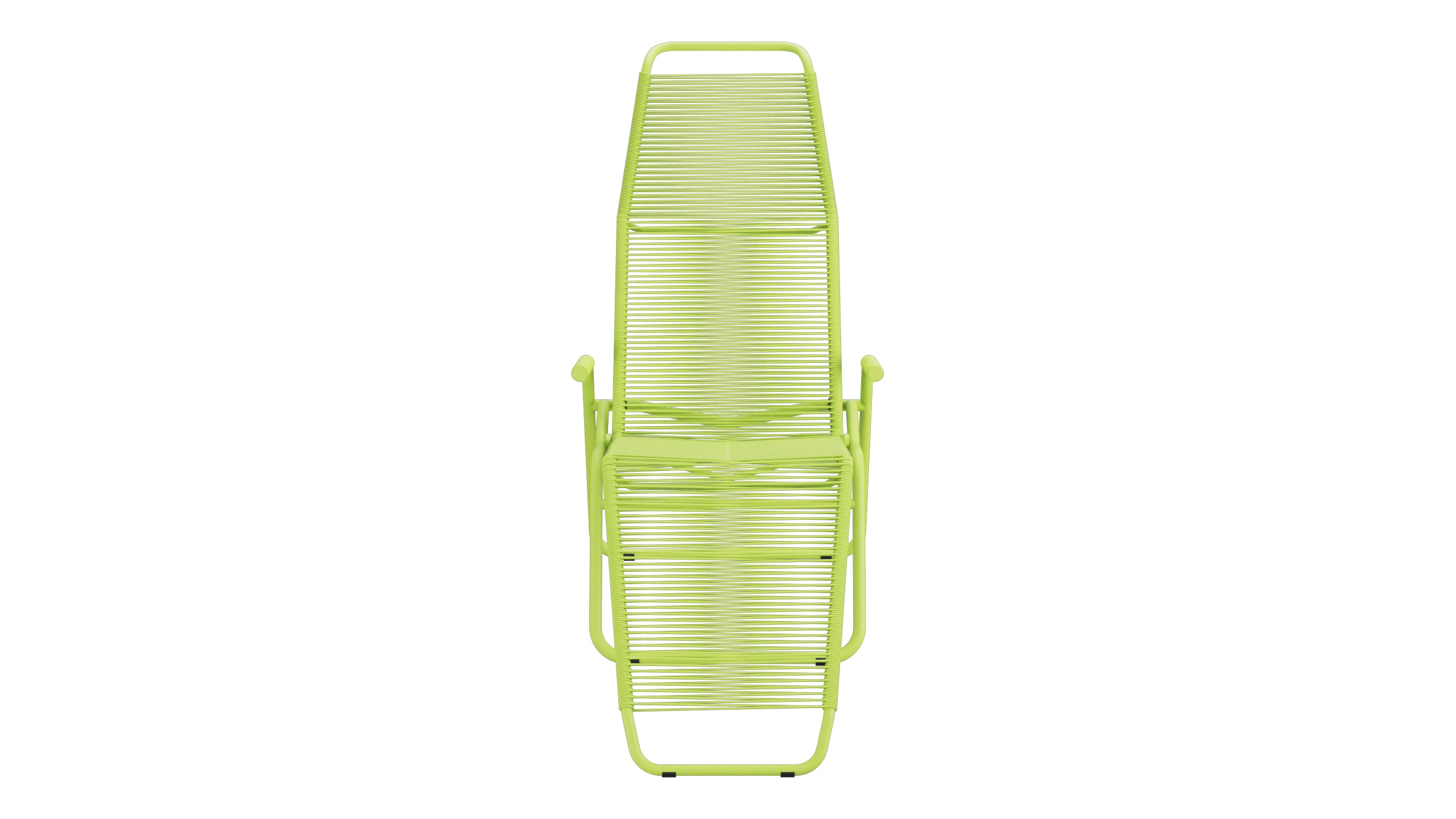 Liege Brissago Spaghetti in Hellgrün präsentiert im Onlineshop von KAQTU Design AG. Liegestuhl ist von Schaffner