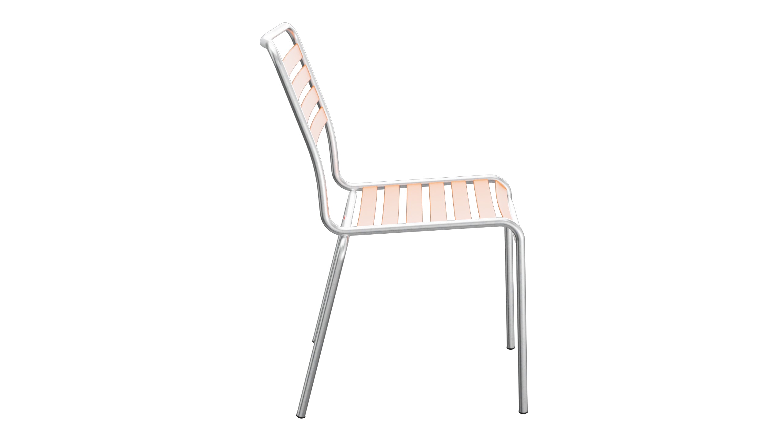 Rigi Lättli-Gartenstuhl ohne Armlehne in Orange präsentiert im Onlineshop von KAQTU Design AG. Gartenstuhl ist von Schaffner