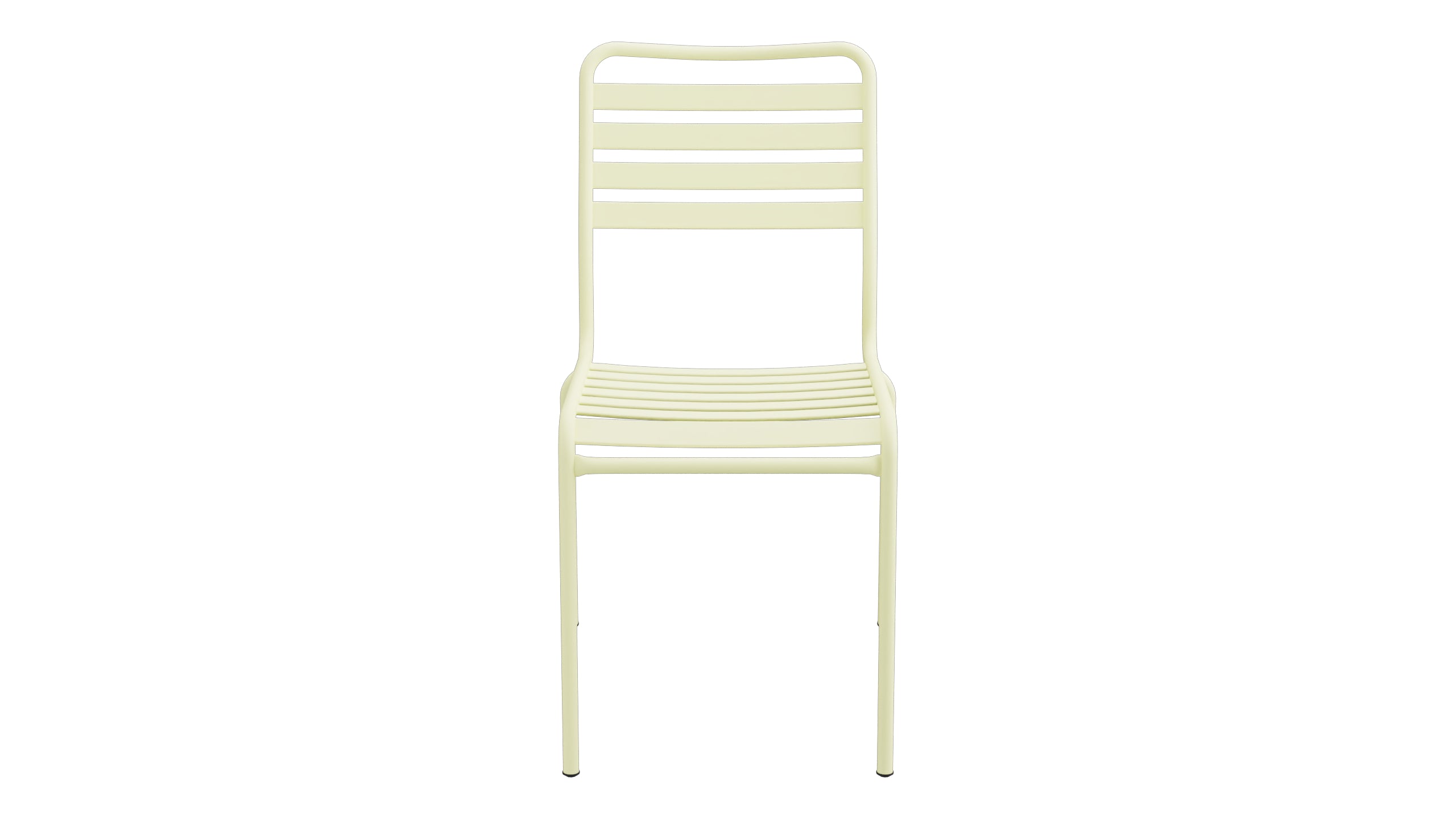 Rigi Lättli-Gartenstuhl ohne Armlehne in Buchsbaumgelb präsentiert im Onlineshop von KAQTU Design AG. Gartenstuhl ist von Schaffner