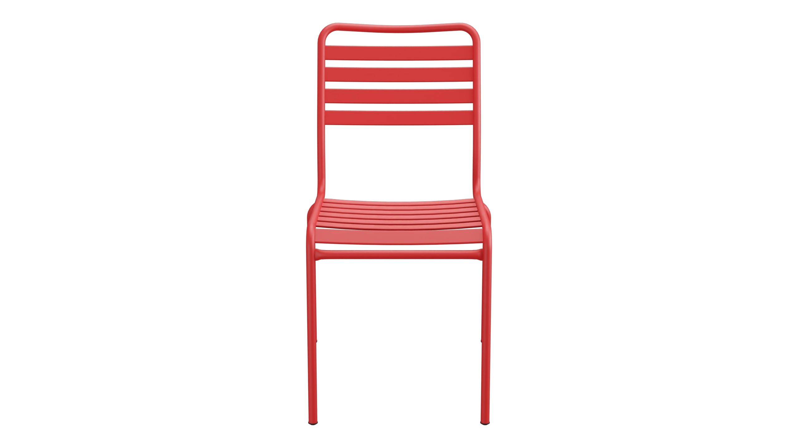 Rigi Lättli-Gartenstuhl ohne Armlehne in Rot präsentiert im Onlineshop von KAQTU Design AG. Gartenstuhl ist von Schaffner
