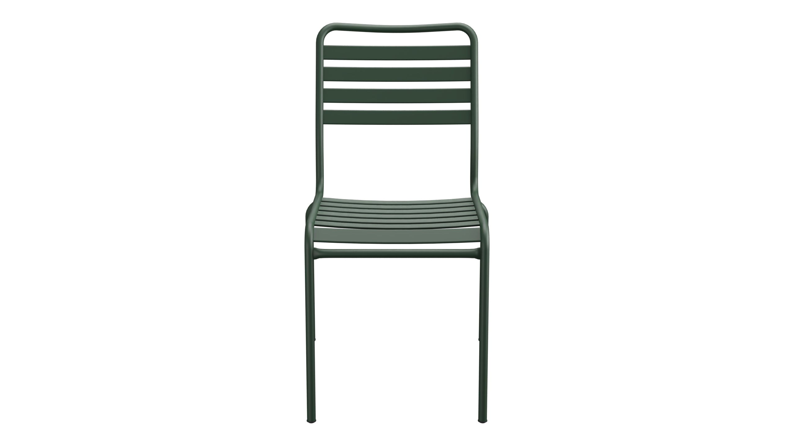 Rigi Lättli-Gartenstuhl ohne Armlehne in Tannengrün präsentiert im Onlineshop von KAQTU Design AG. Gartenstuhl ist von Schaffner