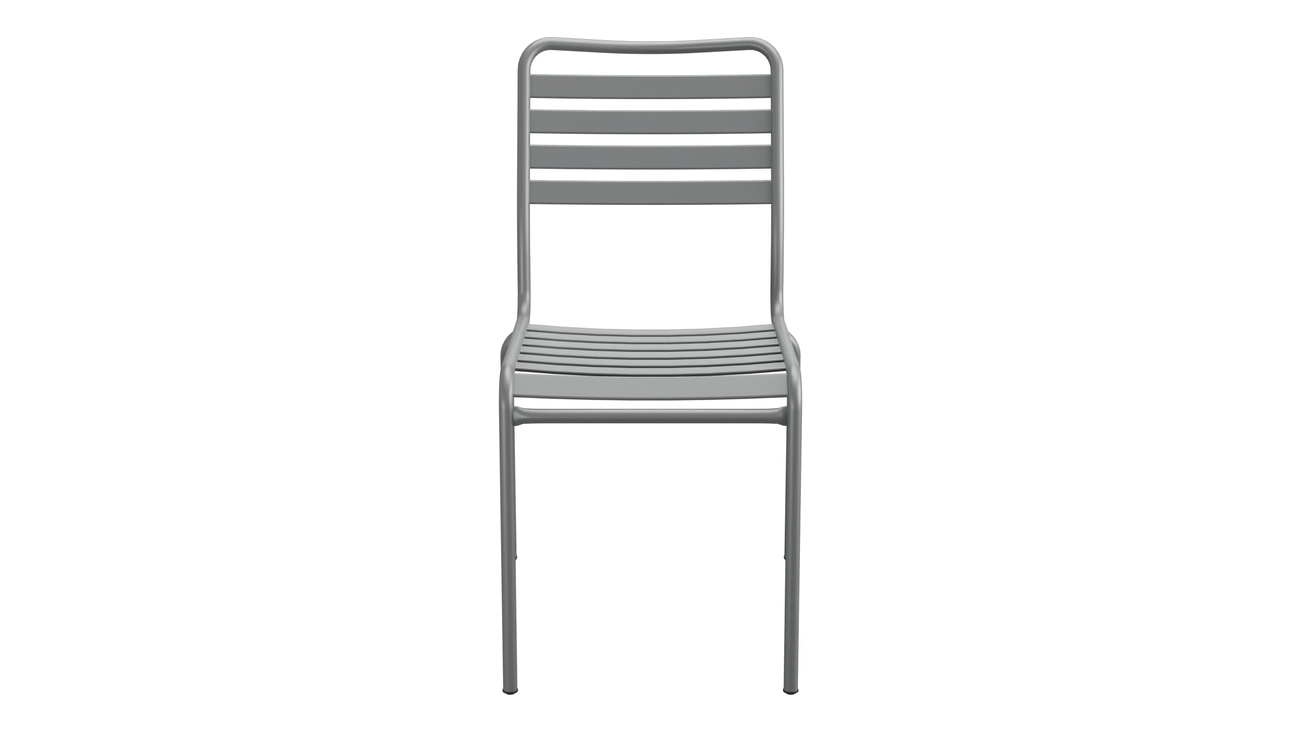 Rigi Lättli-Gartenstuhl ohne Armlehne in Graphit präsentiert im Onlineshop von KAQTU Design AG. Gartenstuhl ist von Schaffner