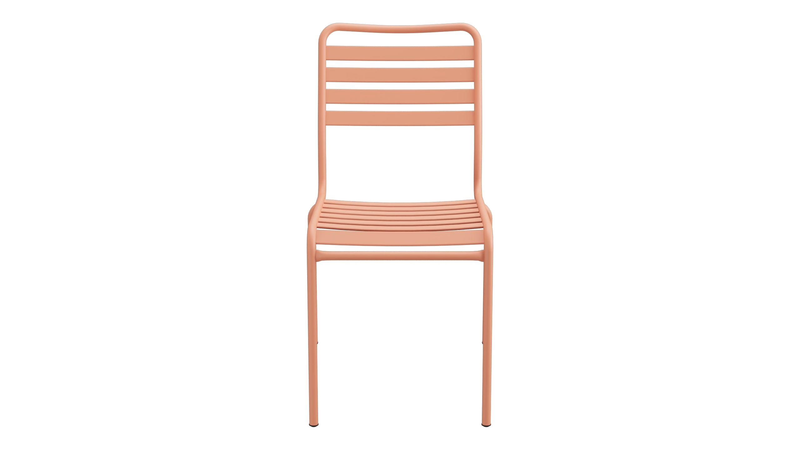 Rigi Lättli-Gartenstuhl ohne Armlehne in Pastellterracotta präsentiert im Onlineshop von KAQTU Design AG. Gartenstuhl ist von Schaffner