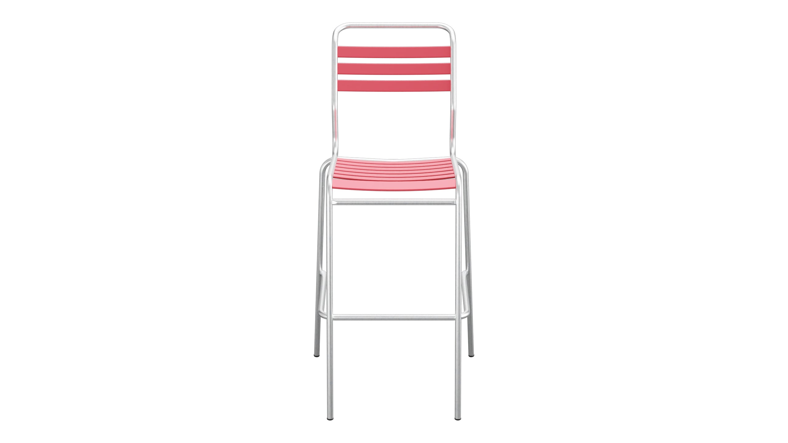 Säntis Lättli-Barstuhl Outdoor ohne Armlehne in Ahornrot präsentiert im Onlineshop von KAQTU Design AG. Outdoor-Barstuhl ist von Schaffner
