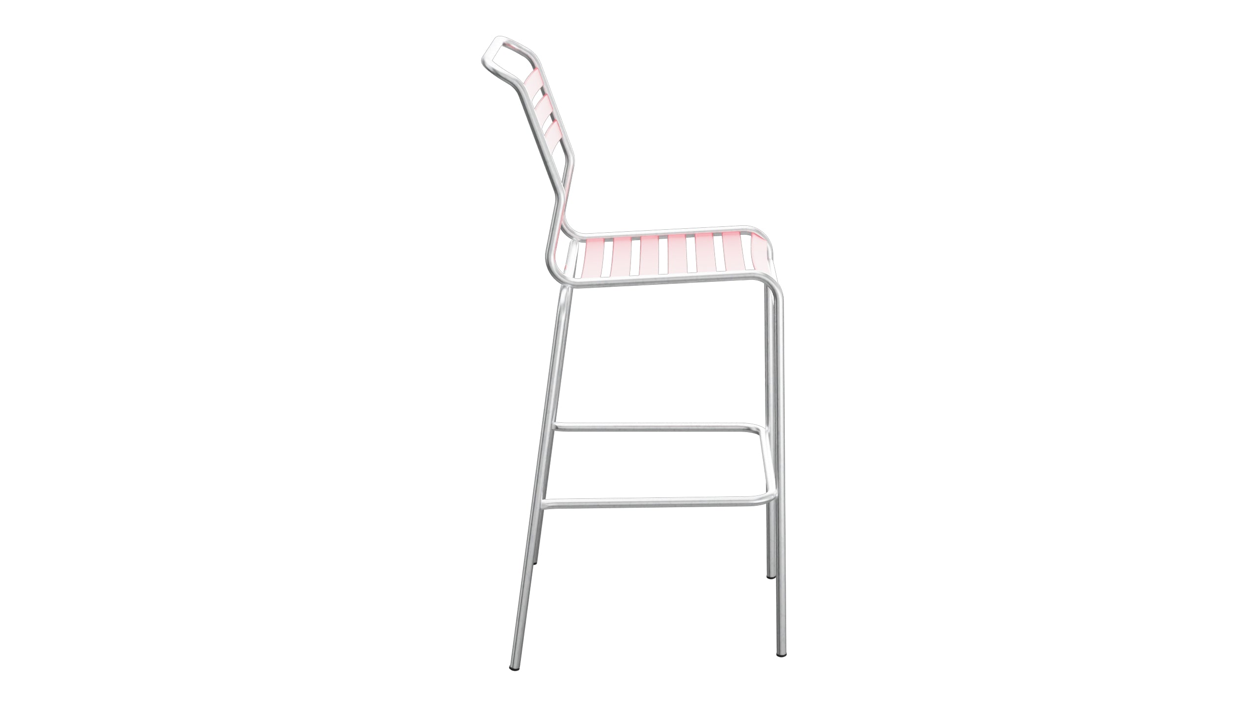 Säntis Lättli-Barstuhl Outdoor ohne Armlehne in Ahornrot präsentiert im Onlineshop von KAQTU Design AG. Outdoor-Barstuhl ist von Schaffner