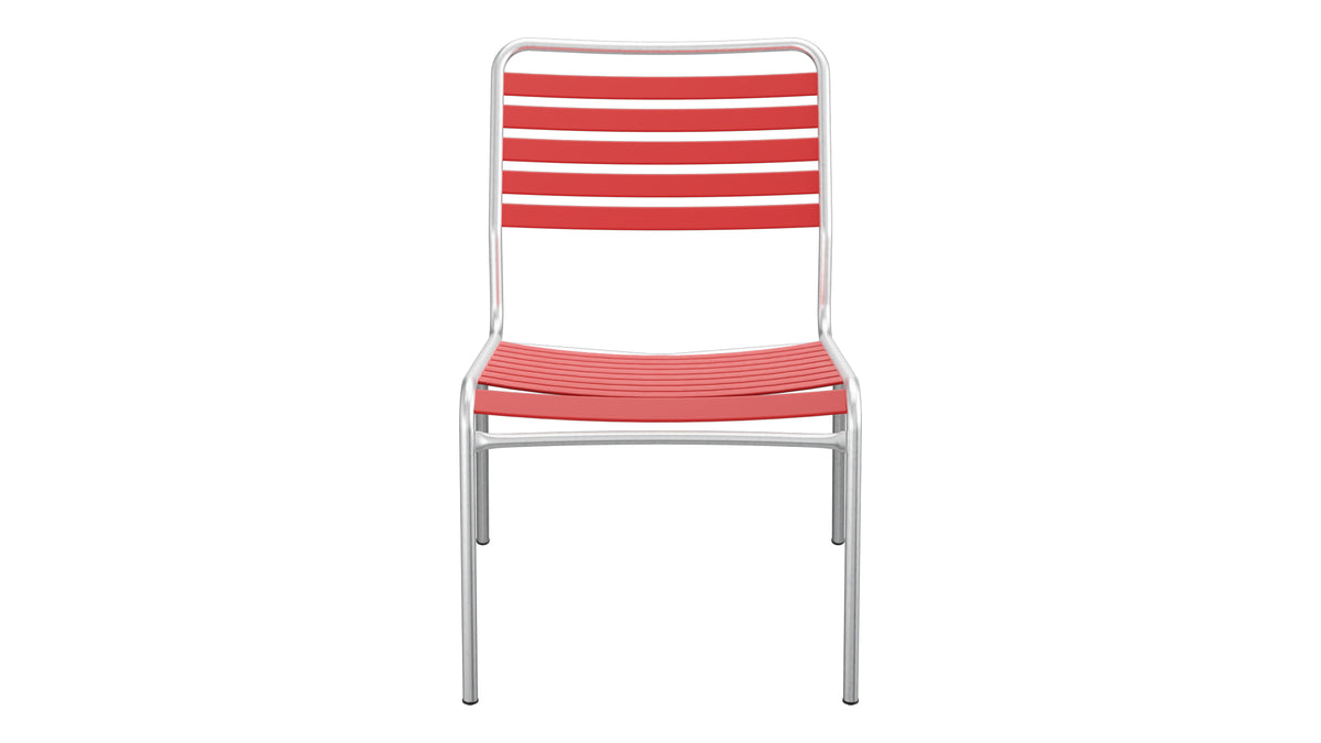 Rigi Lättli-Salonsessel  ohne Armlehne in Rot präsentiert im Onlineshop von KAQTU Design AG. Outdoor-Sessel ist von Schaffner