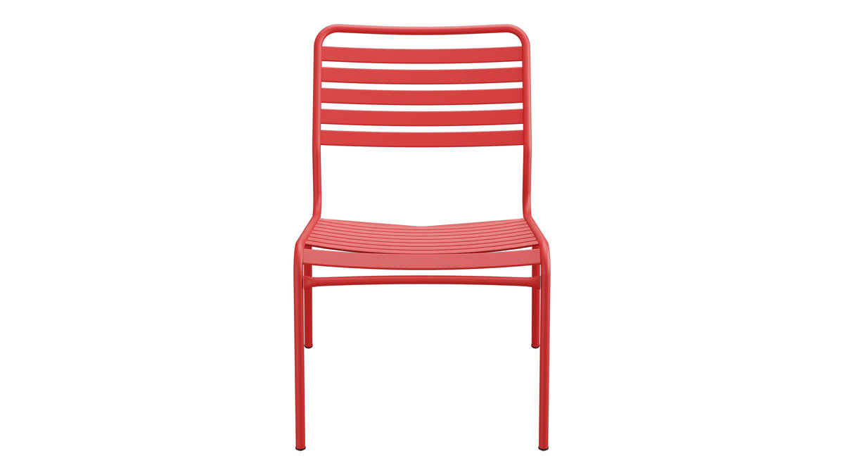 Rigi Lättli-Salonsessel  ohne Armlehne in Rot präsentiert im Onlineshop von KAQTU Design AG. Outdoor-Sessel ist von Schaffner