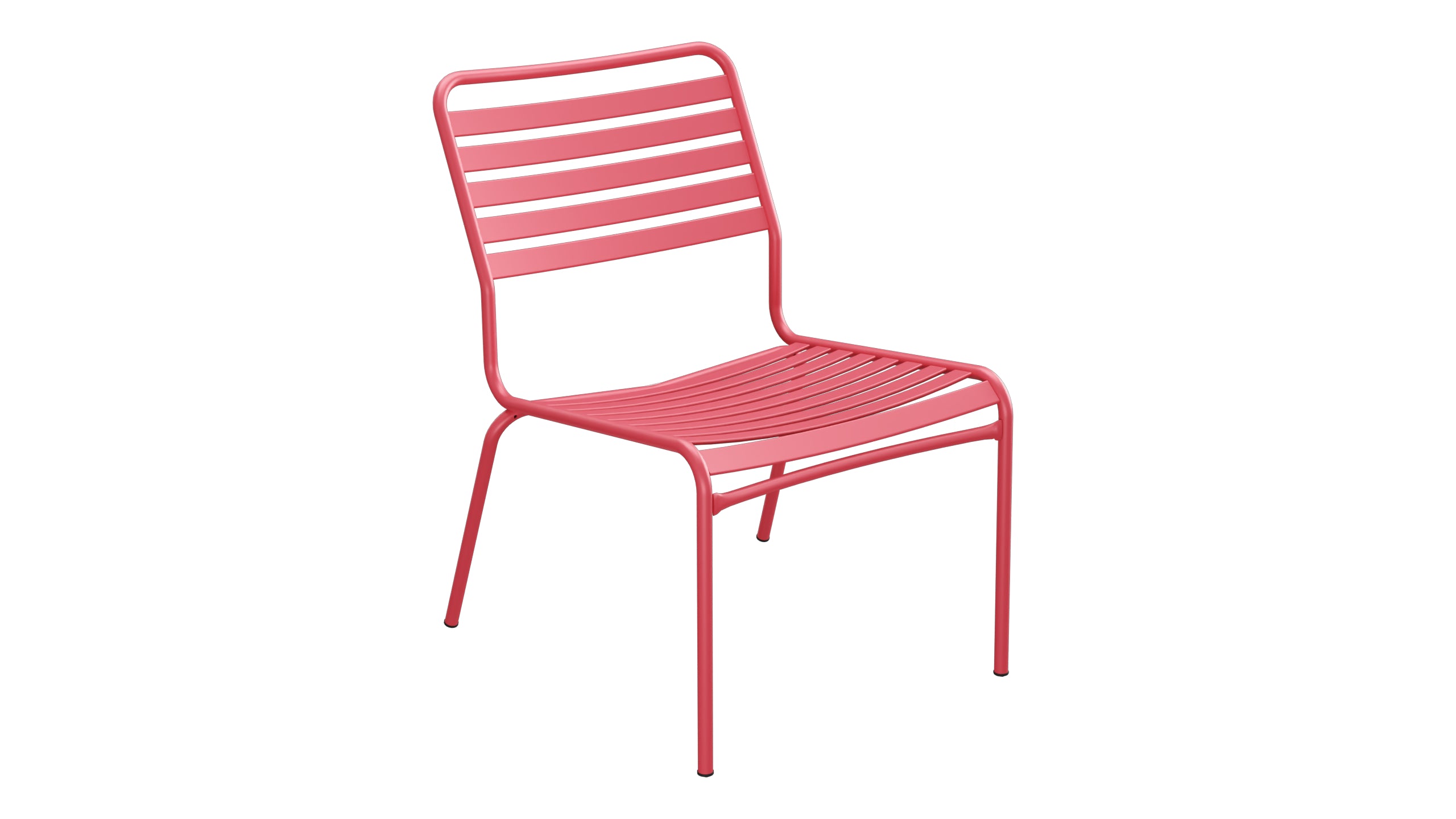 Rigi Lättli-Salonsessel  ohne Armlehne in Ahornrot präsentiert im Onlineshop von KAQTU Design AG. Outdoor-Sessel ist von Schaffner