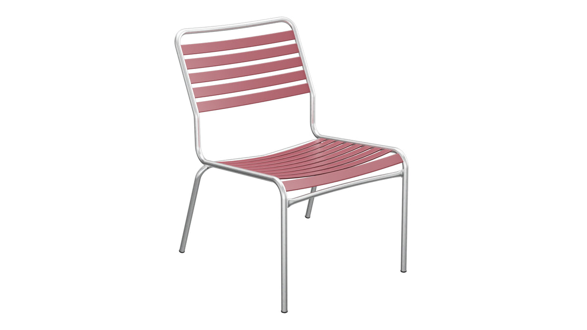 Rigi Lättli-Salonsessel  ohne Armlehne in Bordeaux präsentiert im Onlineshop von KAQTU Design AG. Outdoor-Sessel ist von Schaffner