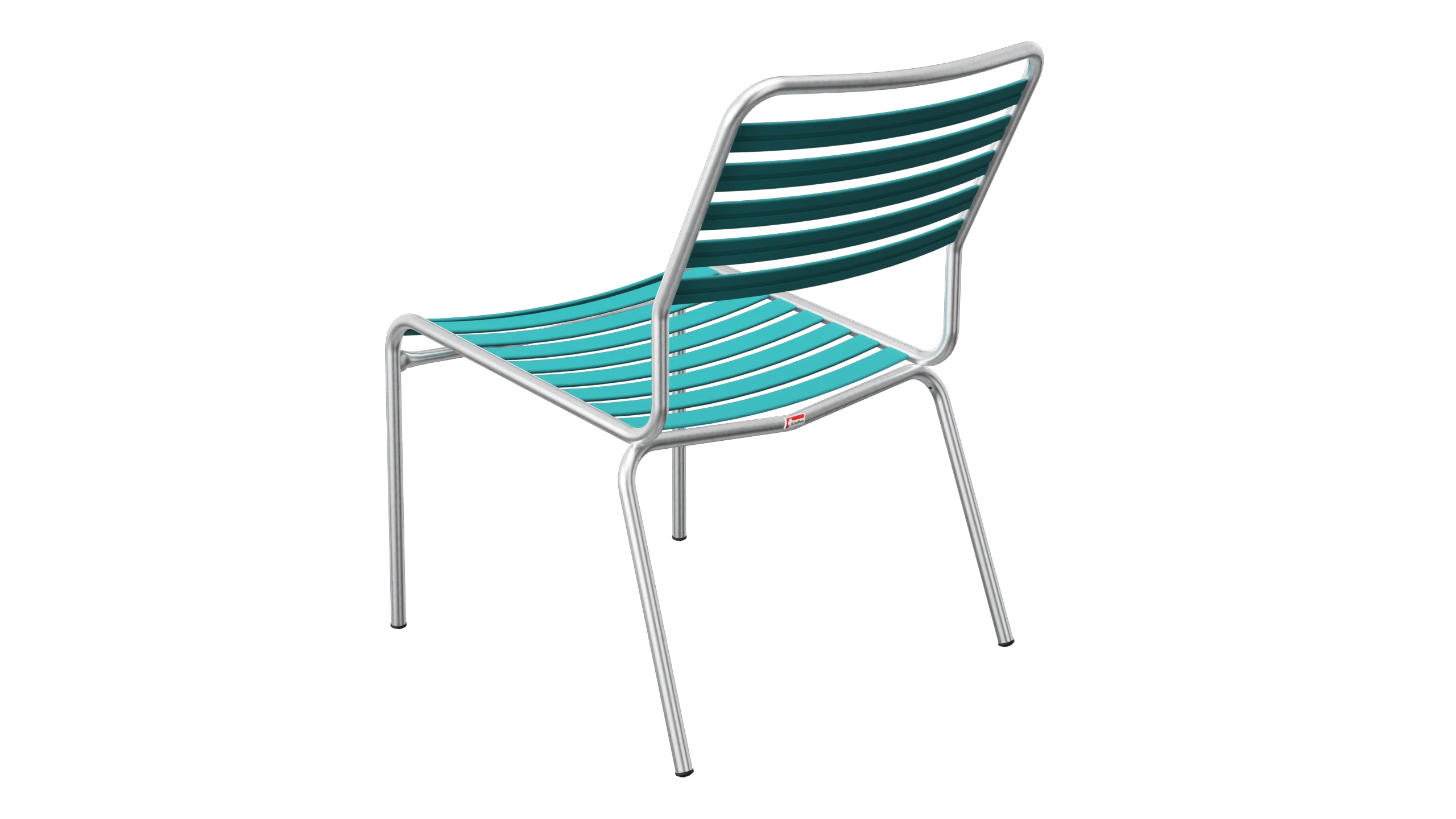 Rigi Lättli-Salonsessel  ohne Armlehne in Kaliblau präsentiert im Onlineshop von KAQTU Design AG. Outdoor-Sessel ist von Schaffner