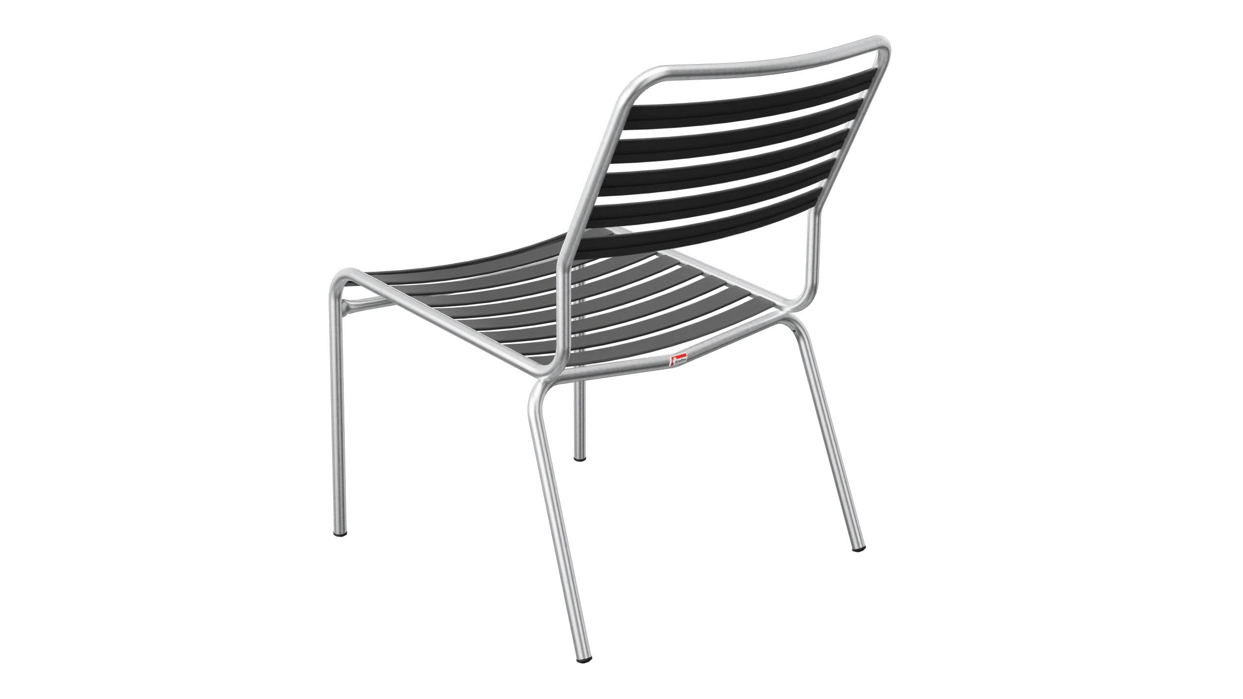Rigi Lättli-Salonsessel  ohne Armlehne in Anthrazit präsentiert im Onlineshop von KAQTU Design AG. Outdoor-Sessel ist von Schaffner