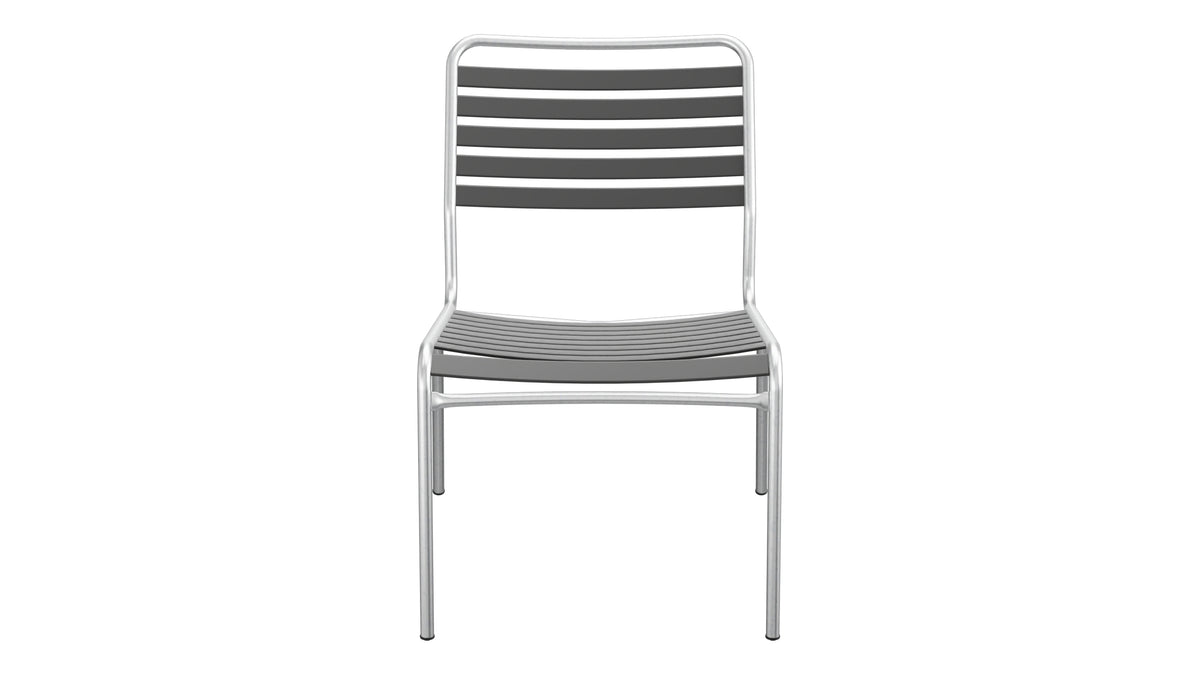 Rigi Lättli-Salonsessel  ohne Armlehne in Anthrazit präsentiert im Onlineshop von KAQTU Design AG. Outdoor-Sessel ist von Schaffner