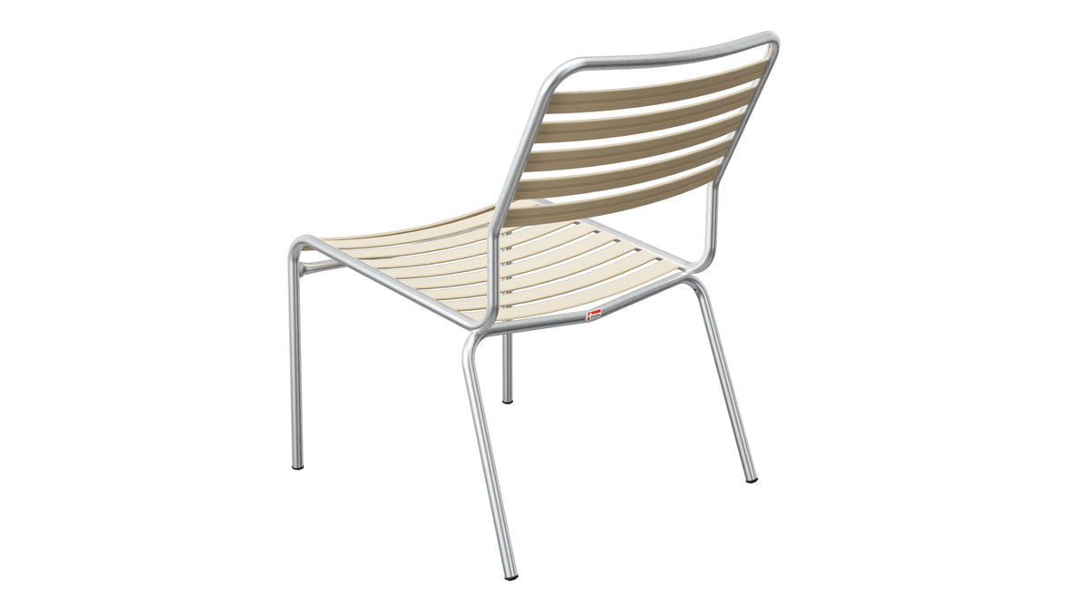 Rigi Lättli-Salonsessel  ohne Armlehne in Pastellbraun präsentiert im Onlineshop von KAQTU Design AG. Outdoor-Sessel ist von Schaffner