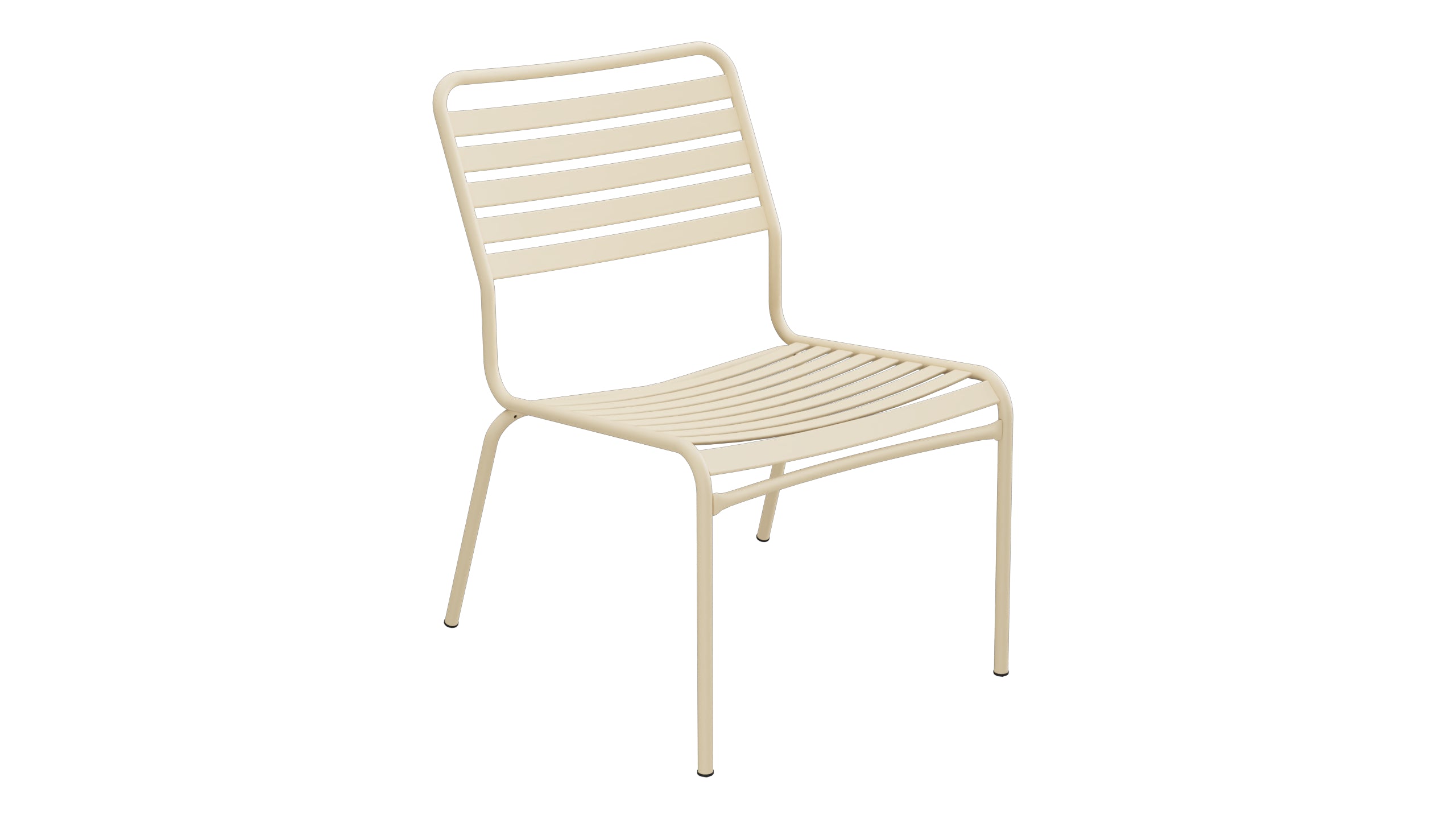 Rigi Lättli-Salonsessel  ohne Armlehne in Pastellbraun präsentiert im Onlineshop von KAQTU Design AG. Outdoor-Sessel ist von Schaffner