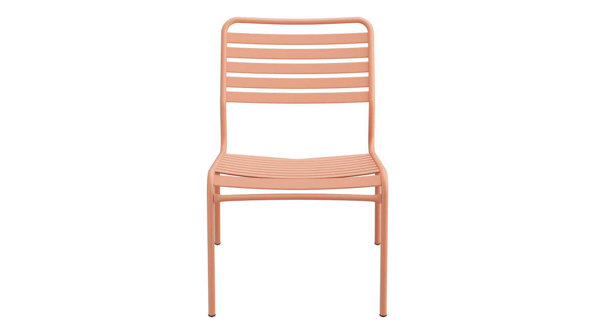 Rigi Lättli-Salonsessel  ohne Armlehne in Pastellterracotta präsentiert im Onlineshop von KAQTU Design AG. Outdoor-Sessel ist von Schaffner