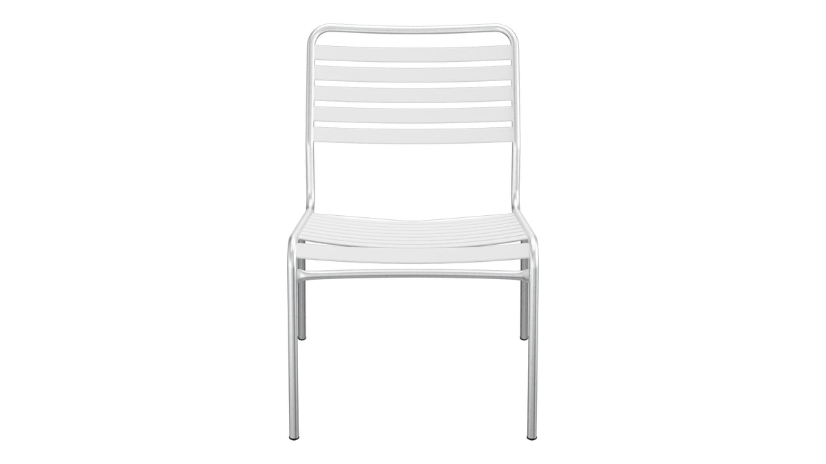Rigi Lättli-Salonsessel  ohne Armlehne in Weiss präsentiert im Onlineshop von KAQTU Design AG. Outdoor-Sessel ist von Schaffner