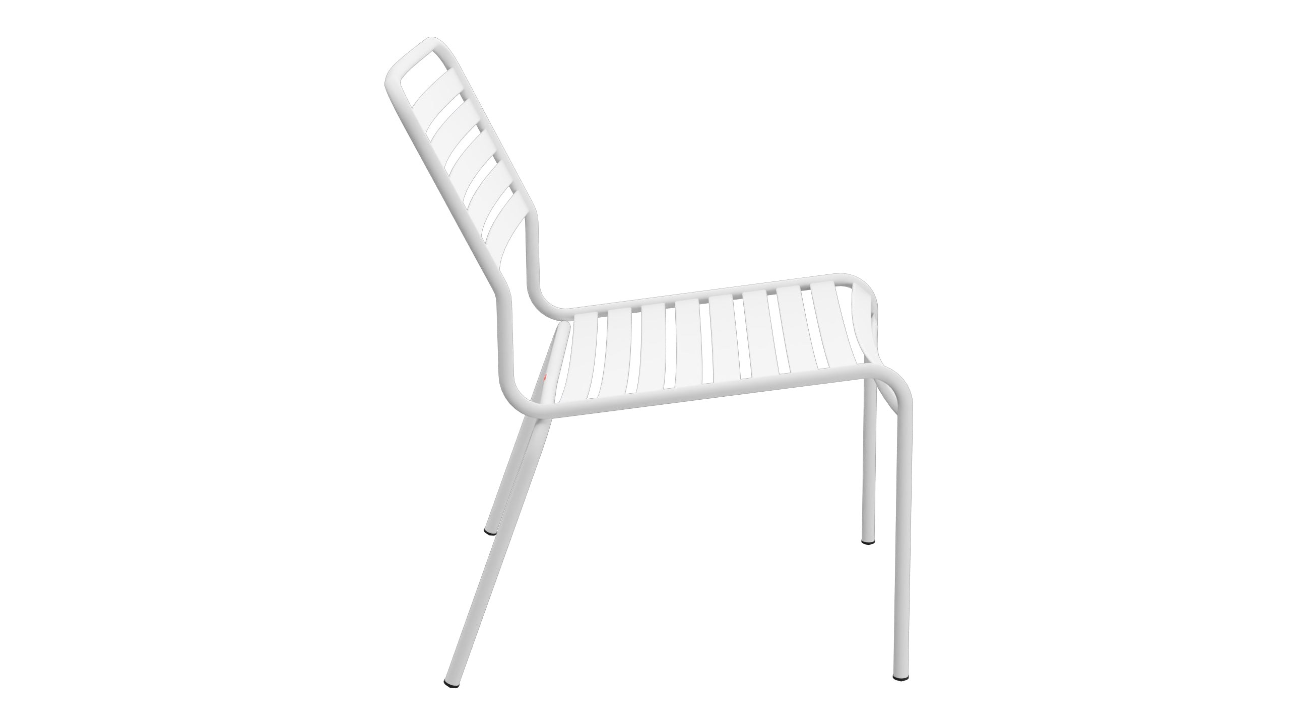 Rigi Lättli-Salonsessel  ohne Armlehne in Weiss präsentiert im Onlineshop von KAQTU Design AG. Outdoor-Sessel ist von Schaffner