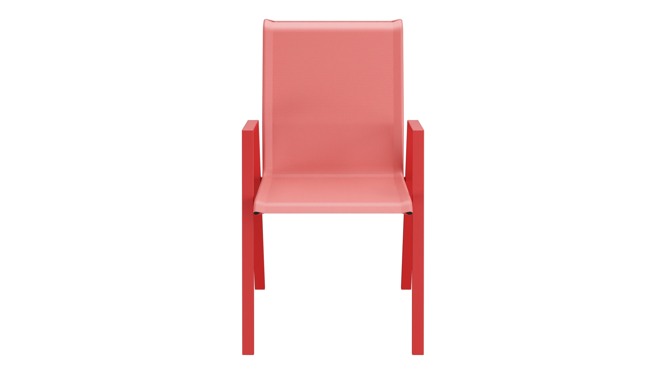 Luzern Textil-Sessel  mit Armlehne Comfort in Rot präsentiert im Onlineshop von KAQTU Design AG. Gartenstuhl ist von Schaffner