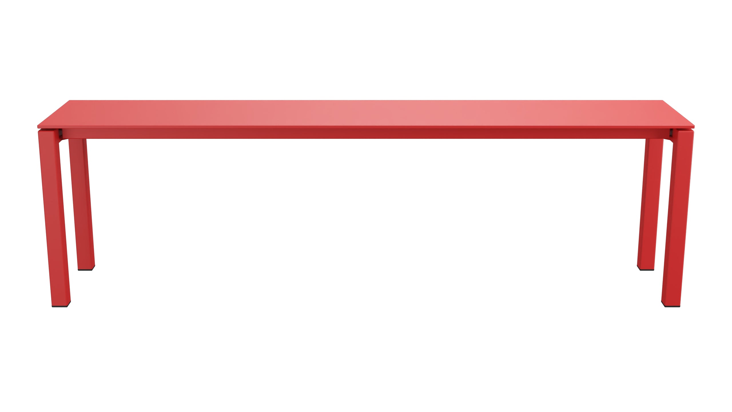 Luzern Glasfaser-Gartenbank Decor 160x32 in Rot präsentiert im Onlineshop von KAQTU Design AG. Gartenbank ist von Schaffner