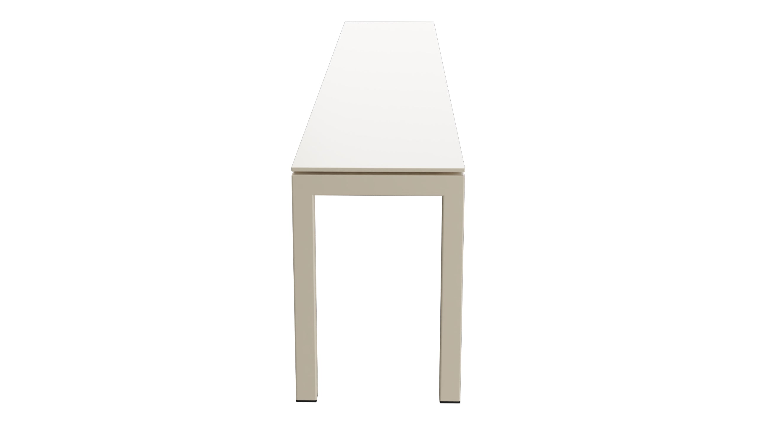 Luzern Glasfaser-Gartenbank 206x32  in Pastellsand präsentiert im Onlineshop von KAQTU Design AG. Gartenbank ist von Schaffner