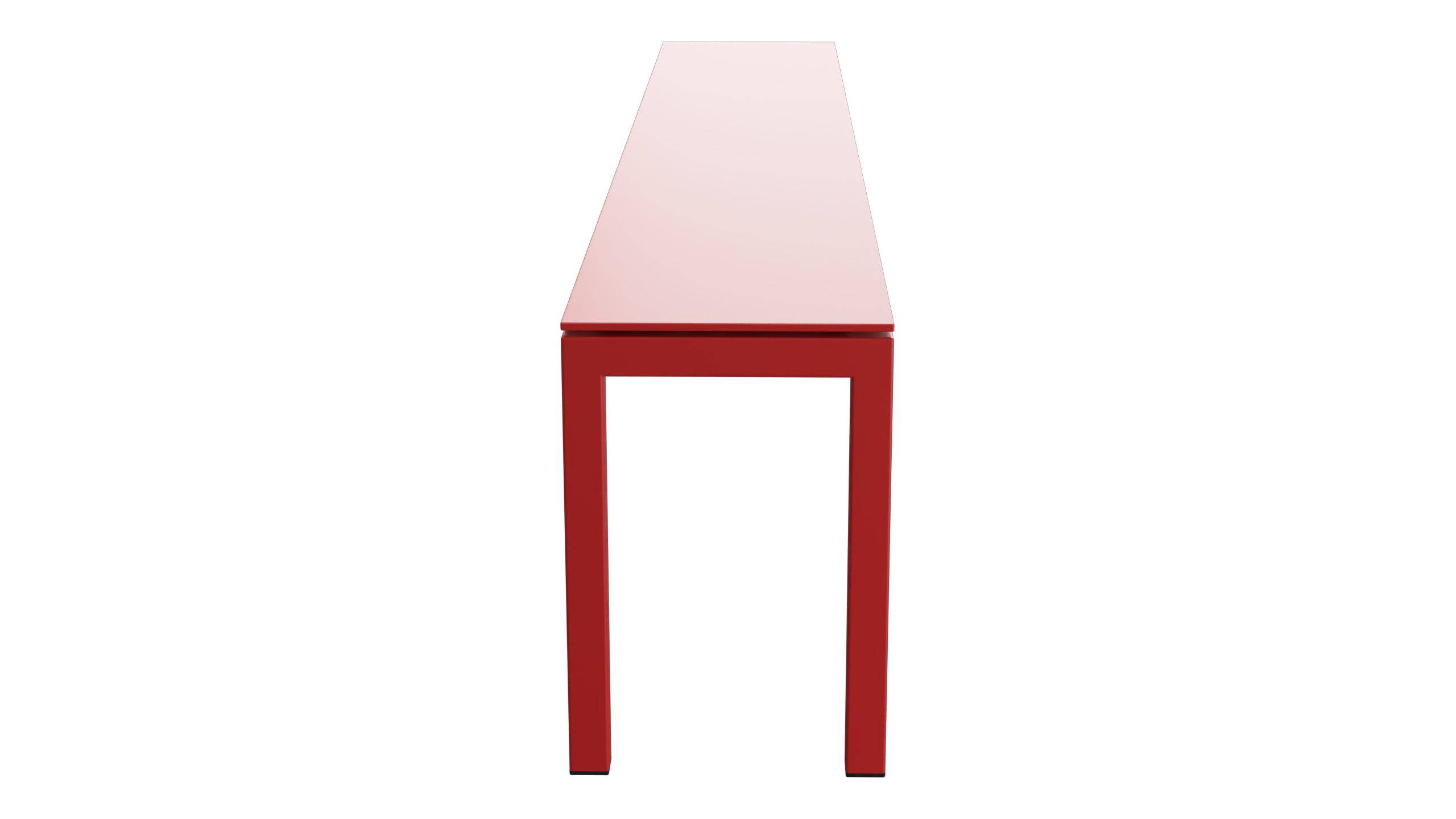 Luzern Glasfaser-Gartenbank 206x32  in Rot präsentiert im Onlineshop von KAQTU Design AG. Gartenbank ist von Schaffner