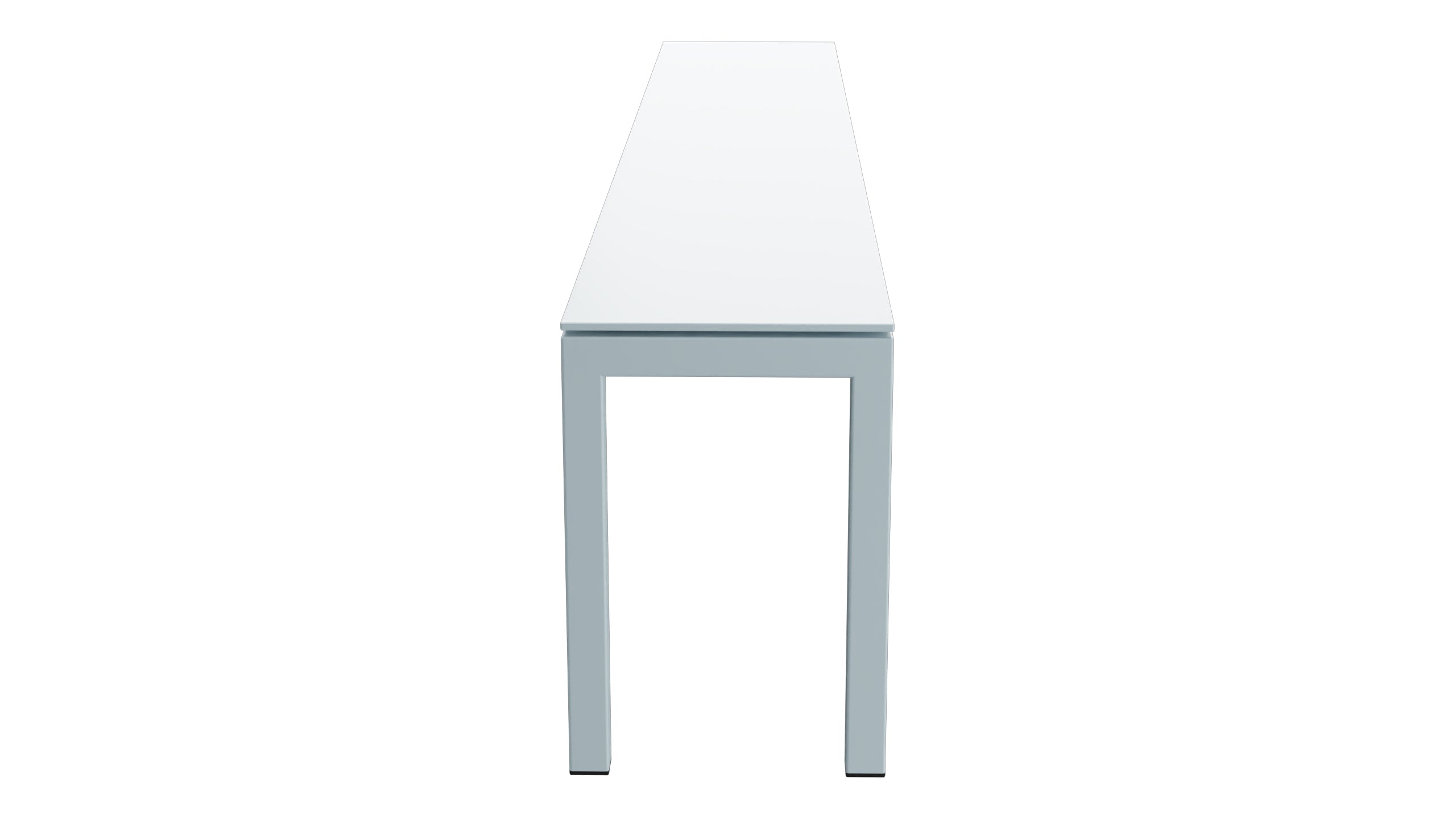Luzern Glasfaser-Gartenbank 206x32  in Pastellblau präsentiert im Onlineshop von KAQTU Design AG. Gartenbank ist von Schaffner