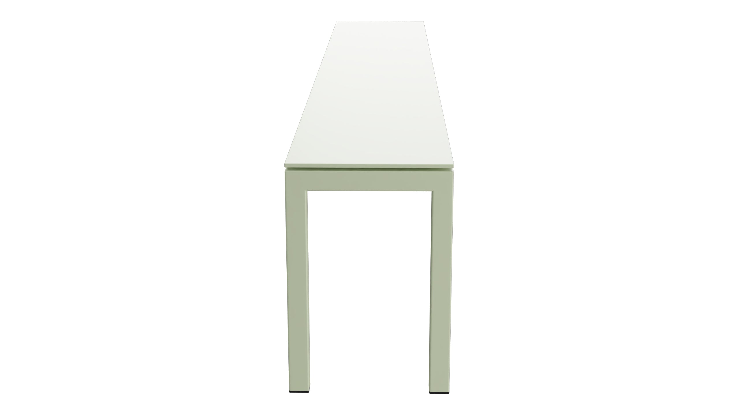 Luzern Glasfaser-Gartenbank 206x32  in Pastellgrün präsentiert im Onlineshop von KAQTU Design AG. Gartenbank ist von Schaffner