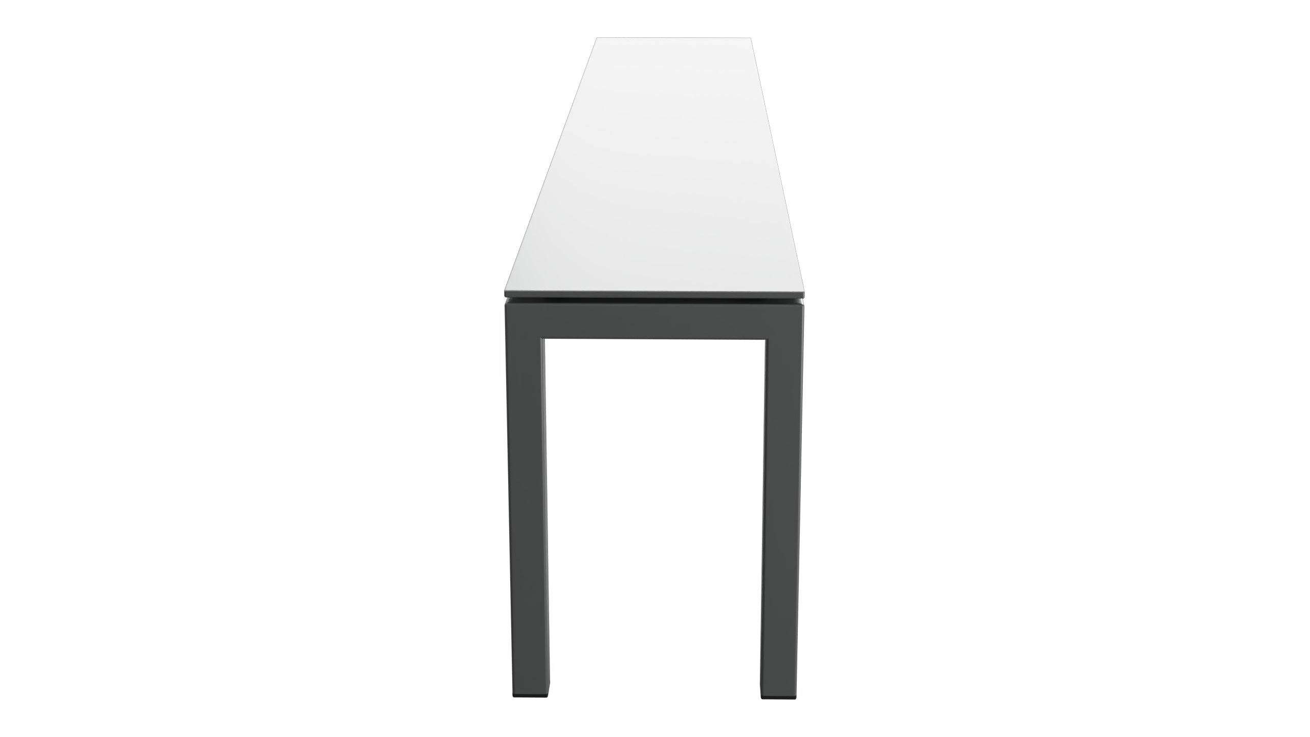 Luzern Glasfaser-Gartenbank 206x32  in Graphit präsentiert im Onlineshop von KAQTU Design AG. Gartenbank ist von Schaffner