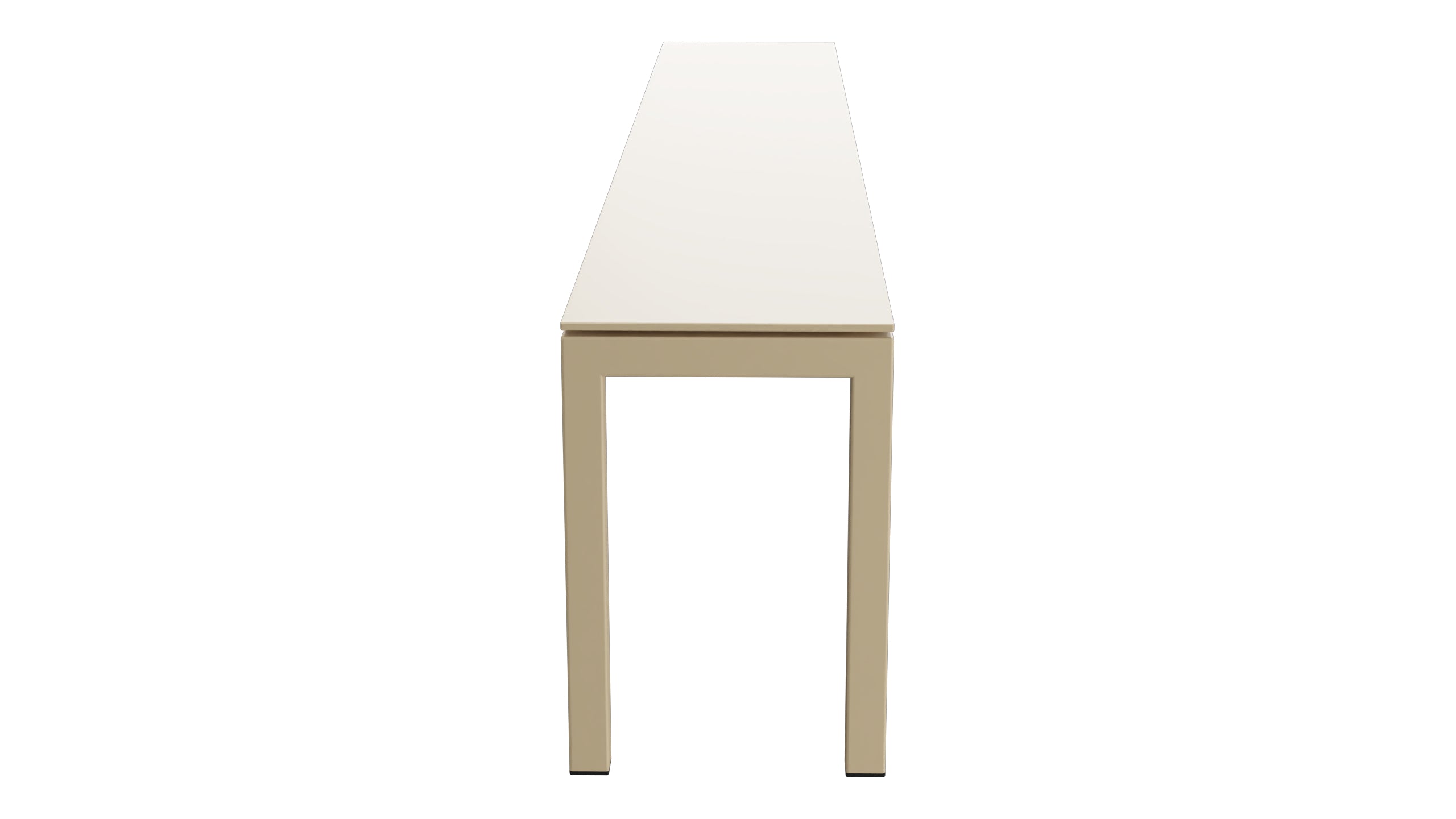 Luzern Glasfaser-Gartenbank 206x32  in Pastellbraun präsentiert im Onlineshop von KAQTU Design AG. Gartenbank ist von Schaffner