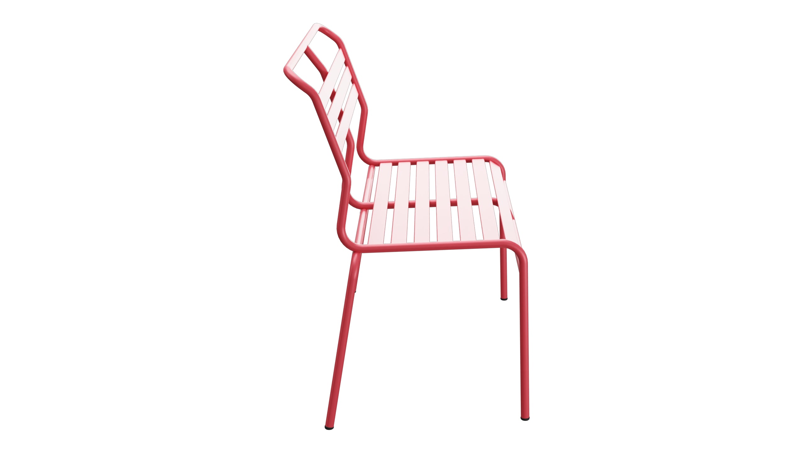 Säntis Lättli-2er Gartenbank ohne Armlehne in Ahornrot präsentiert im Onlineshop von KAQTU Design AG. Gartenbank ist von Schaffner
