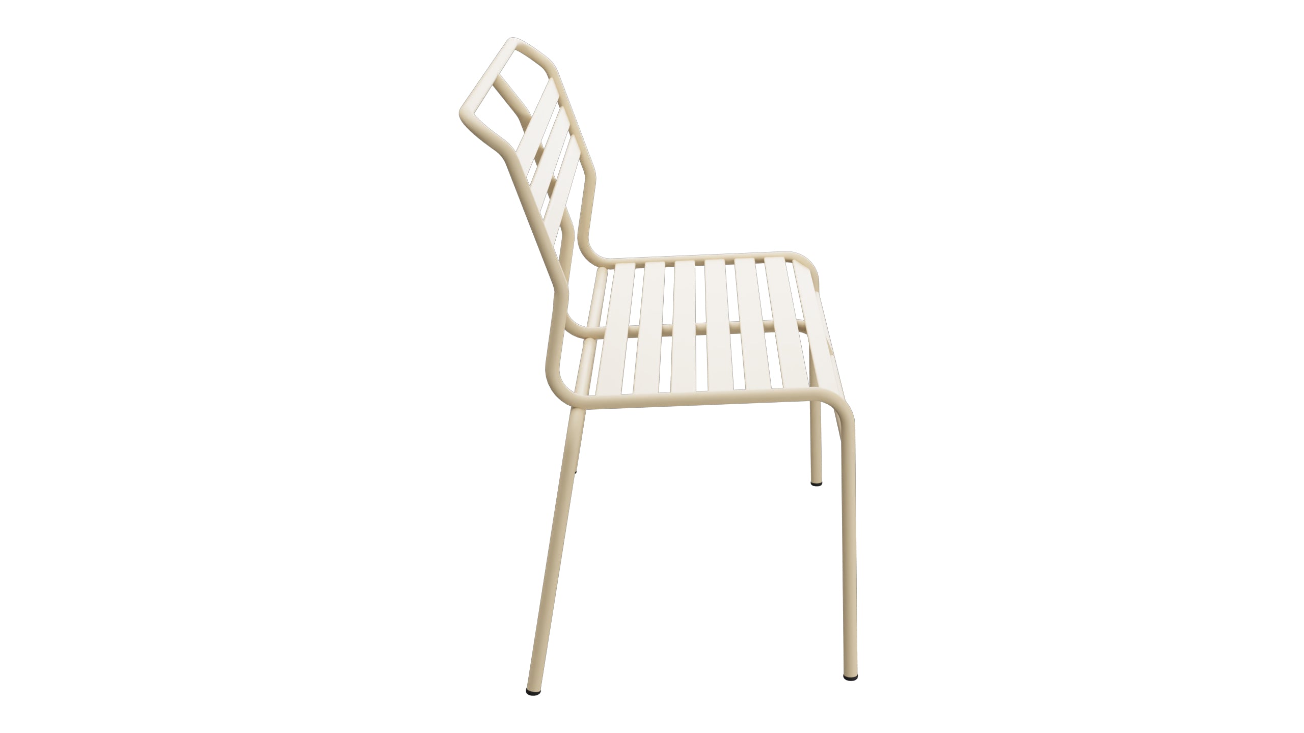 Säntis Lättli-2er Gartenbank ohne Armlehne in Pastellbraun präsentiert im Onlineshop von KAQTU Design AG. Gartenbank ist von Schaffner